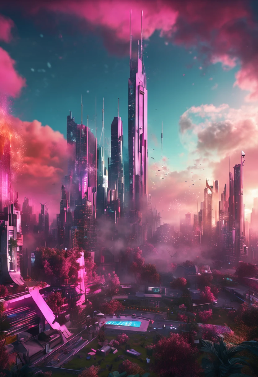 The cityscape of the future