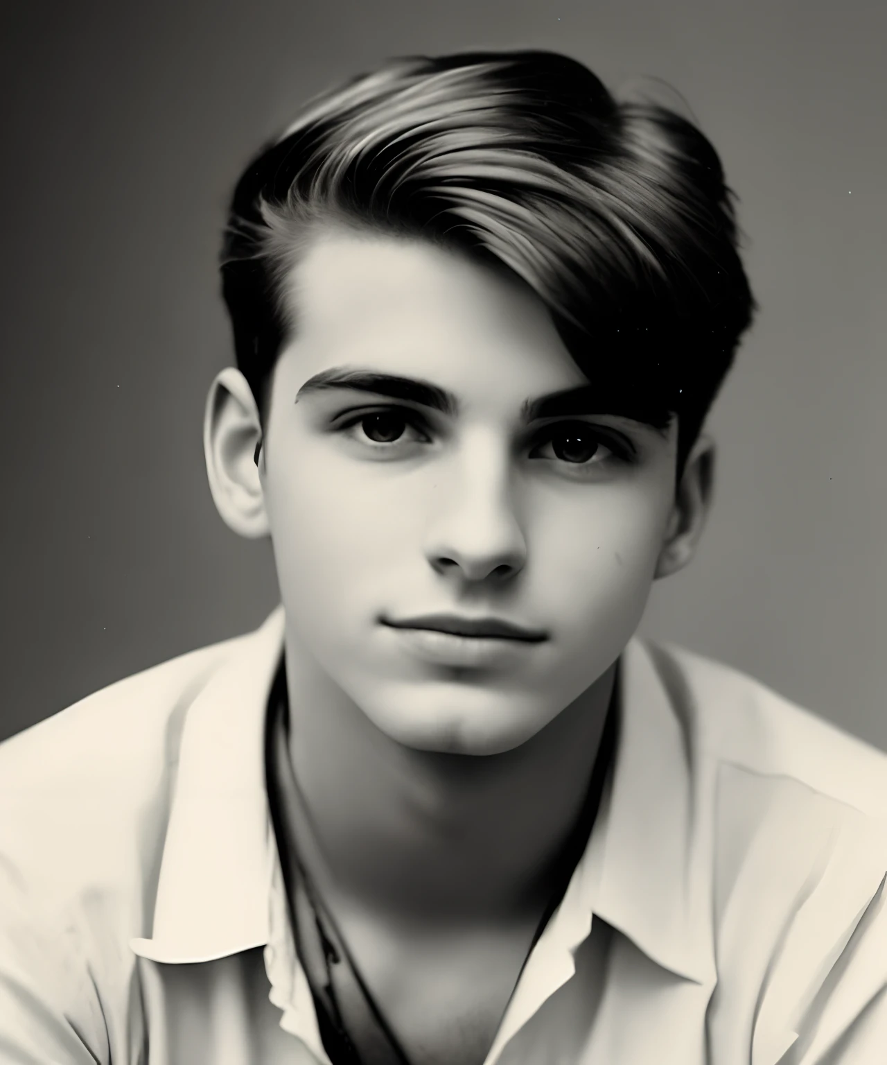 A twenty-year-old sunny youth without a beard