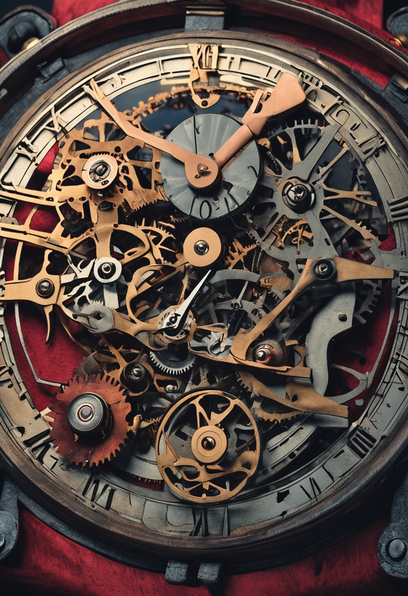 Punk mechanical clock