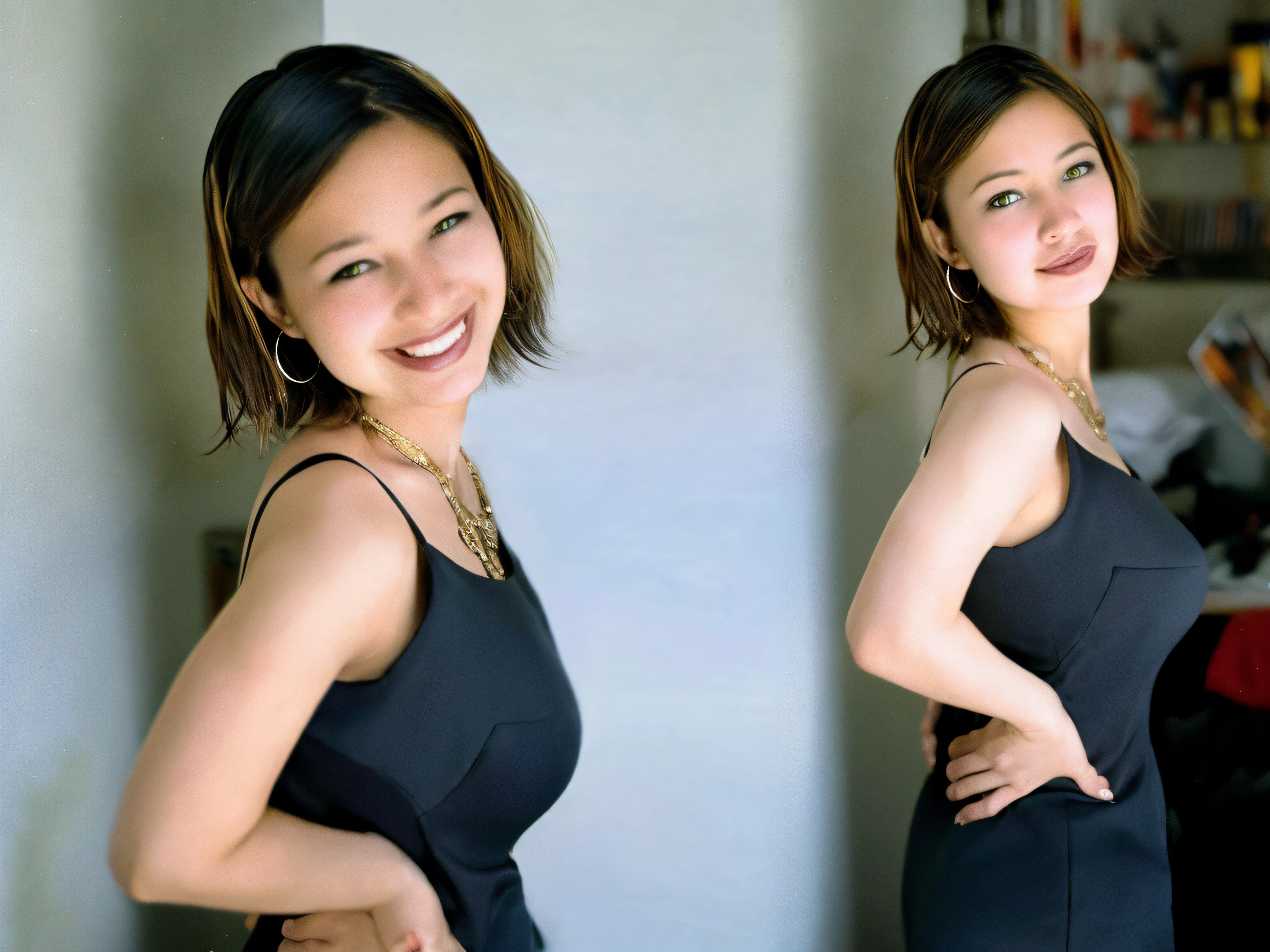 (high quality),(High definition),(High resolution),(4k:1.5),(8k:1.5),A perfectly cute girl,Sit on a big chair,Thermal Dress,Soft curl hair,Ottoeye with blue and red eyes,Sometimes I sit with my legs apart,Occasionally crouches,smile　Or get angry,