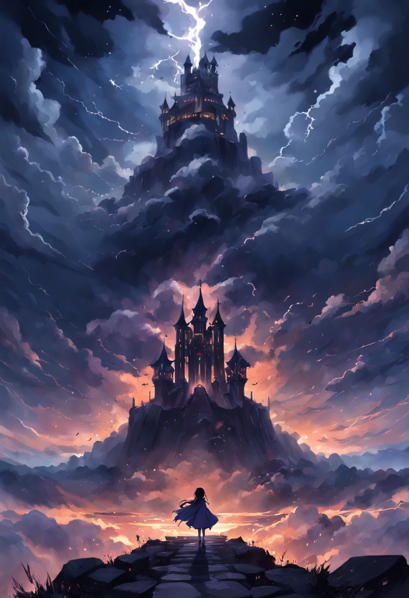 As night fell，Dark clouds cover the sky，The Dark Fortress stands in the middle of nowhere，The heart of the Kingdom of Nightshade，The walls are tall and heavy，Demonstrate ruthlessness and unbreakability。