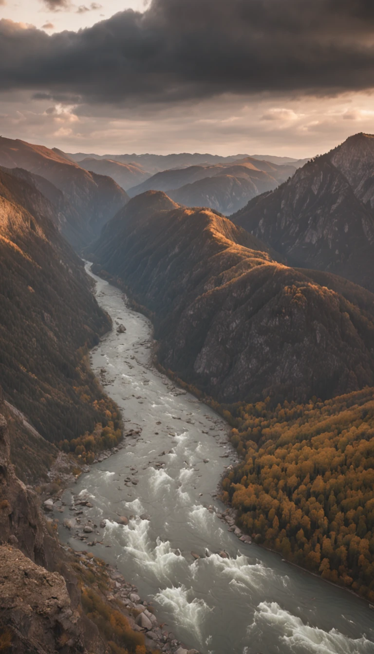 A map of thousands of miles of rivers and mountains