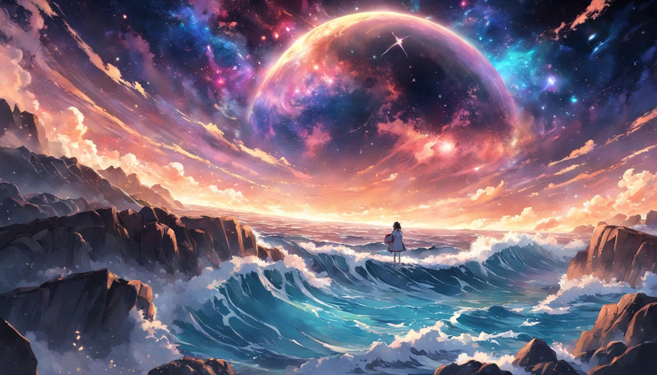 Cosmic Star Sea，Brilliant to the extreme，8k,4k,tmasterpiece