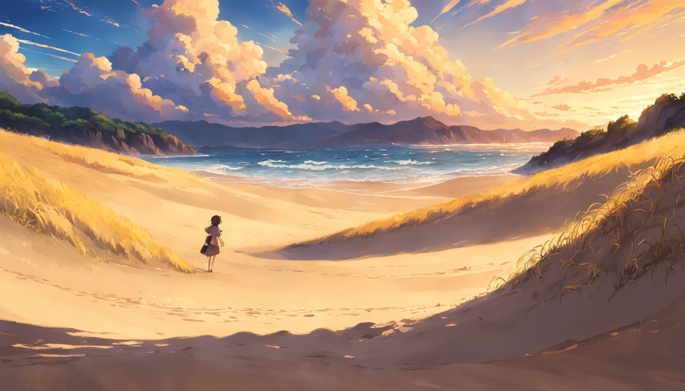 Golden yellow sand