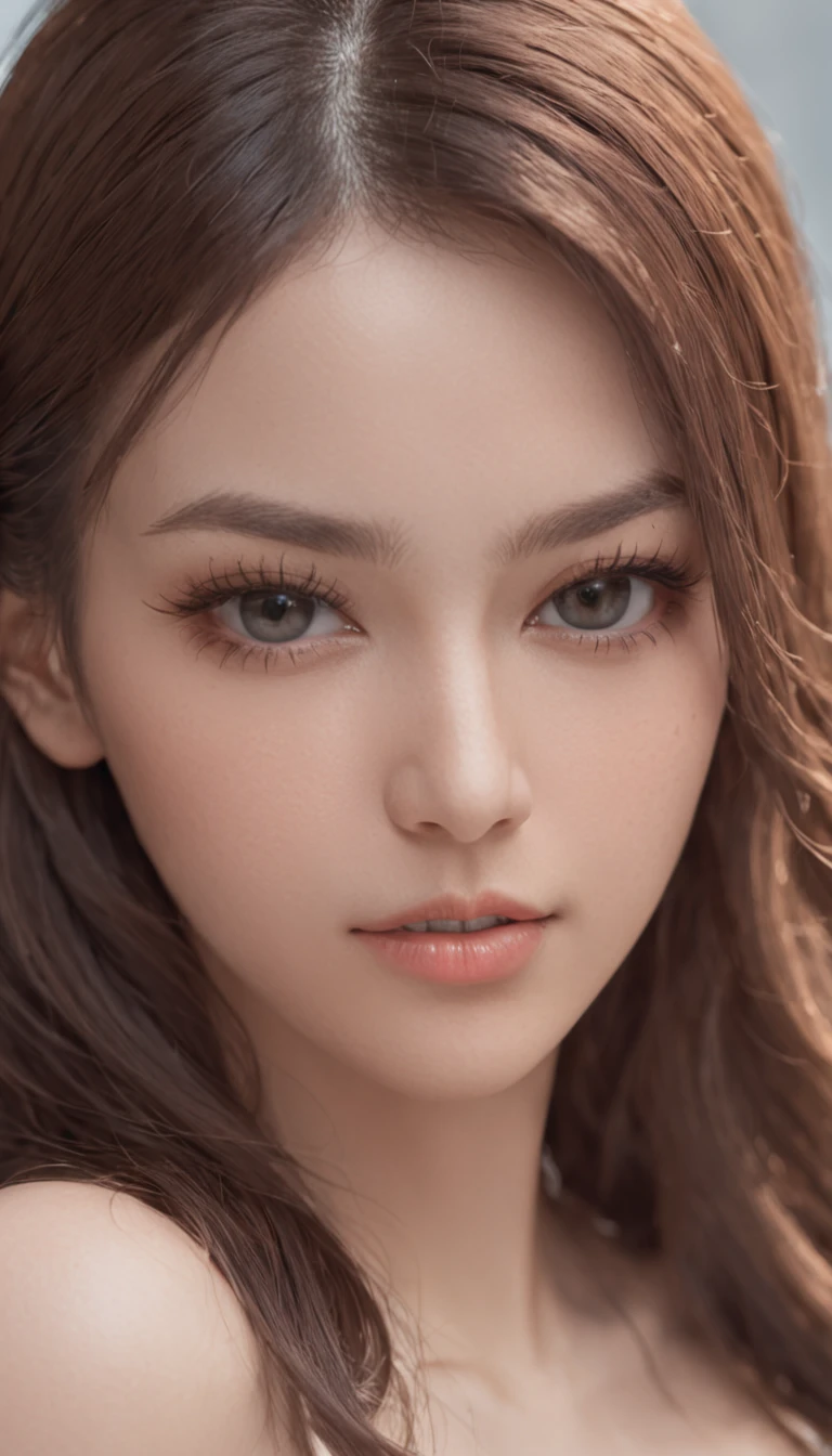 (surreal), (illustrated), (high resolution), (8K), (extremely detailed), (best in illustration), (beautifully detailed eyes), (best quality), (super detailed), (masterpiece), (background), (detailed face), solitary, (dynamic posture), Shiny skin, beautiful delicate face, delicate beautiful eyes, bronze hair, long hair, navel, nose, smirk, big breasts, navel piercing, tank top, unbuttoned hood, long legs, high heels, tall stature, small mole under the eyes,,blue short jeans,(camel toe),(big tits), (black socks), (no panties), (no bra)surreal, photo:1, Make eye contact with the camera.