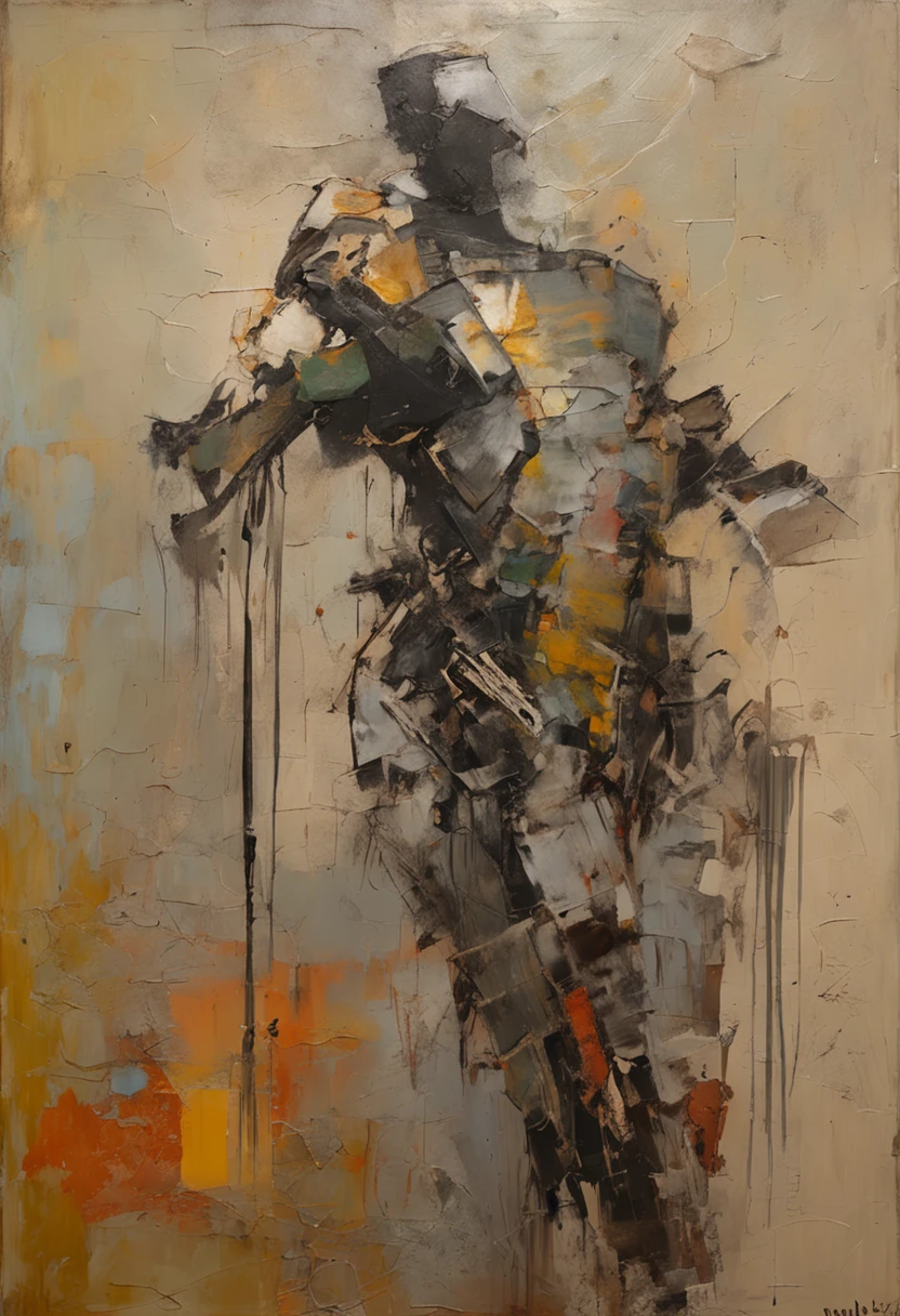 （（best qualtiy））， （（tmasterpiece））， （（Realistis））， （A detailed）， （realisticlying：1.5）， A futuristic girl， （Thick stature）， （white straitjacket）， In the picture, a beautiful girl with short hair with white messy hair appears，s delicate face，Wearing a steam mech，The mecha on the body is in a state of battle damage，The mech on his body was smashed to pieces，The female flesh and large areas of skin below the waist in the mech are exposed， HDR， Ray traching， NVIDIA RTX， Hyper-Resolution， Unreal 5， sub surface scattering， PBR textures， Post-processing， Anisotropic filtering， depth of fields， Maximum clarity and sharpness， trichotomy，8K original，（Luminous Particle：1.4），（VerydetailedCG，Unity 8k壁纸，3D，cinmatic lighting，lens flare glow），Reflectors，Sharp focus，