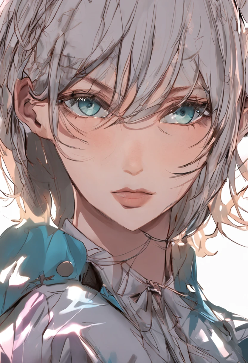 femele,Single Eyelids,short detailed hair