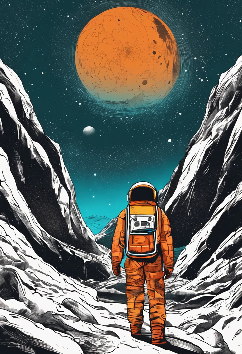 Indian Chandrayan lands on moons south pole with indian tricolour