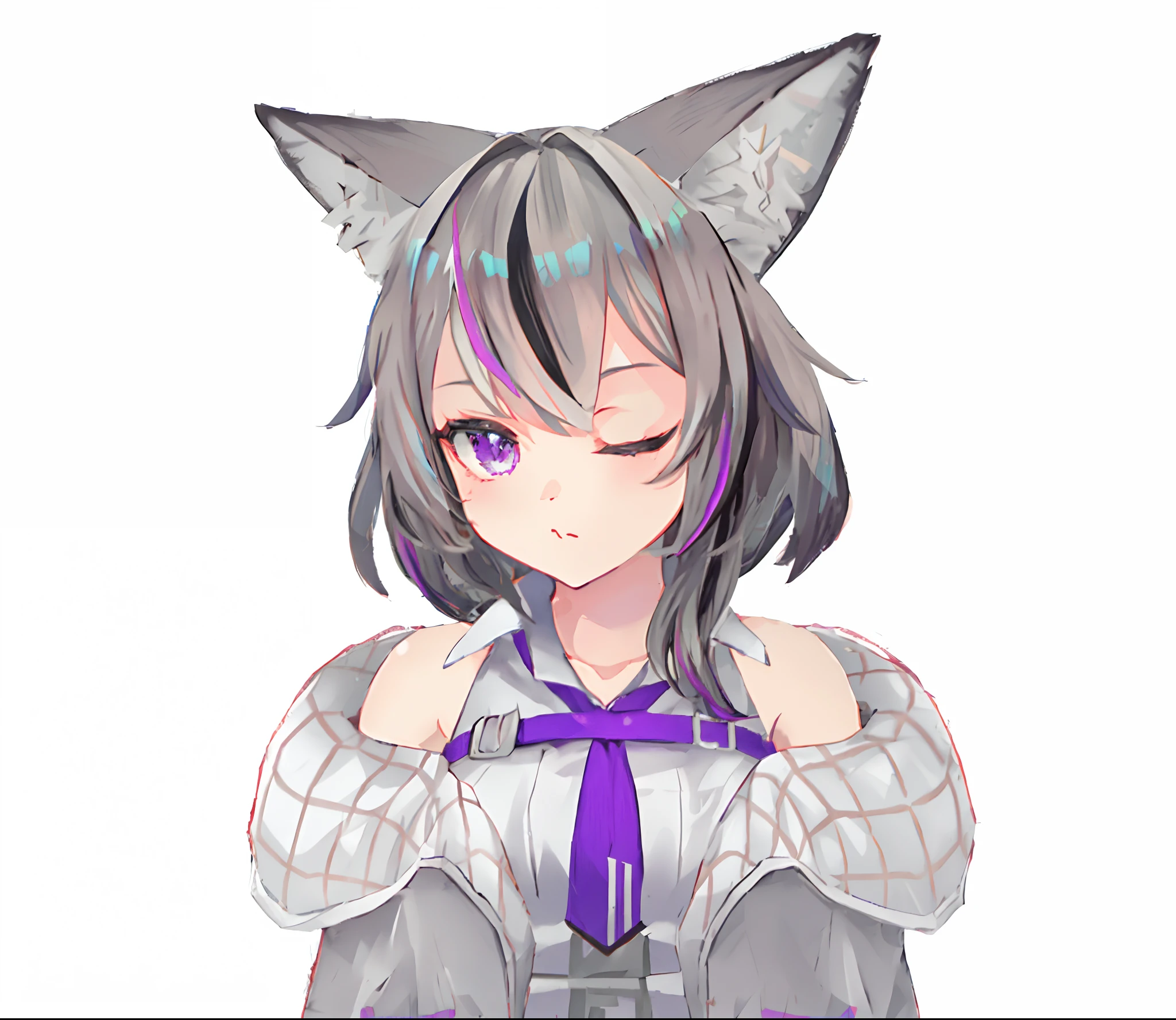 Un primer plano de una persona con orejas de gato y un vestido, Anime estilo 3D, Holo es una chica lobo, Holo si una chica lobo, Chica anime con orejas de gato, Anime Catgirl, Anime estilizado, Anime estilizado, Orejas de lobo, Nekomimi, linda catgirl de anime, Modelo de YouTuber virtual live2d