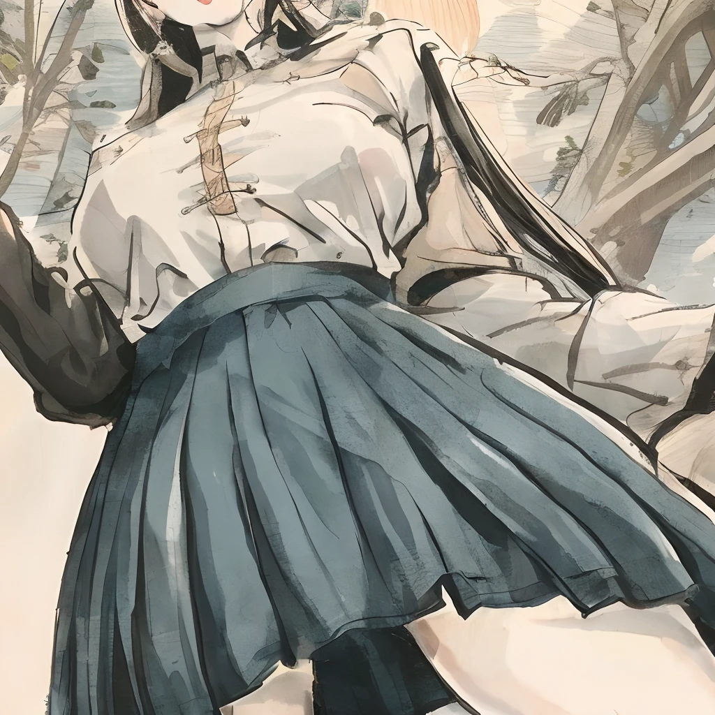 Sun Shangxiang,JK skirt