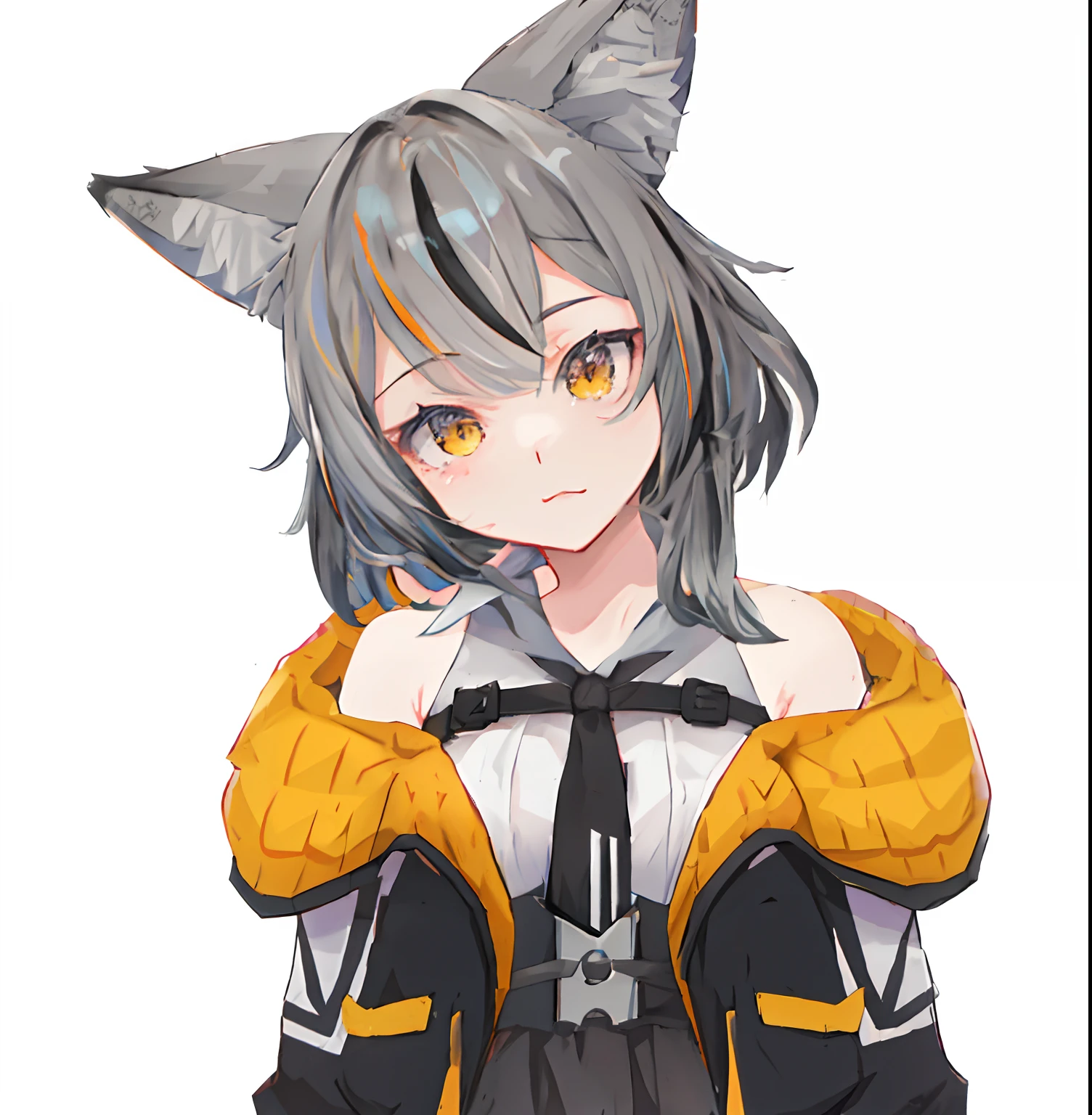 Un primer plano de una persona con un atuendo de orejas de gato, Anime Catgirl, Chica anime con orejas de gato, Nekomimi, Anime Moe Artstyle, linda catgirl de anime, Zorra, Chica con orejas de gato, Atractiva chica gato, Hermosa catgirl de anime, Anime estilizado, kantai collection style, Orejas de lobo, Nyaruko-san, Anime estilizado