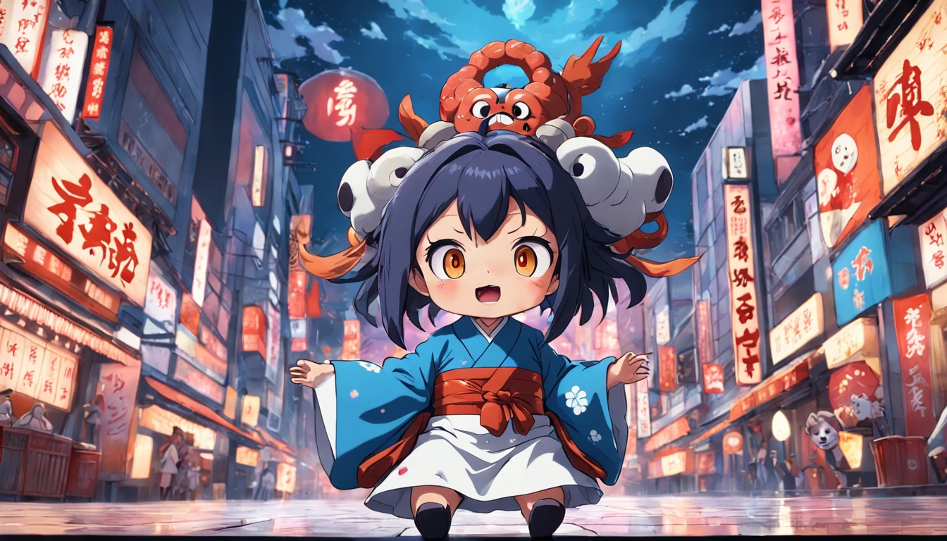 Japanese-style yokai mascot character Mini
