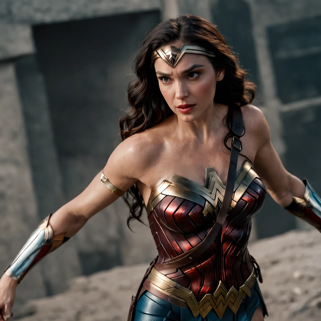 (Full body) gal gadot , big boob , nipple (Frank Frazetta) (masterpiece)