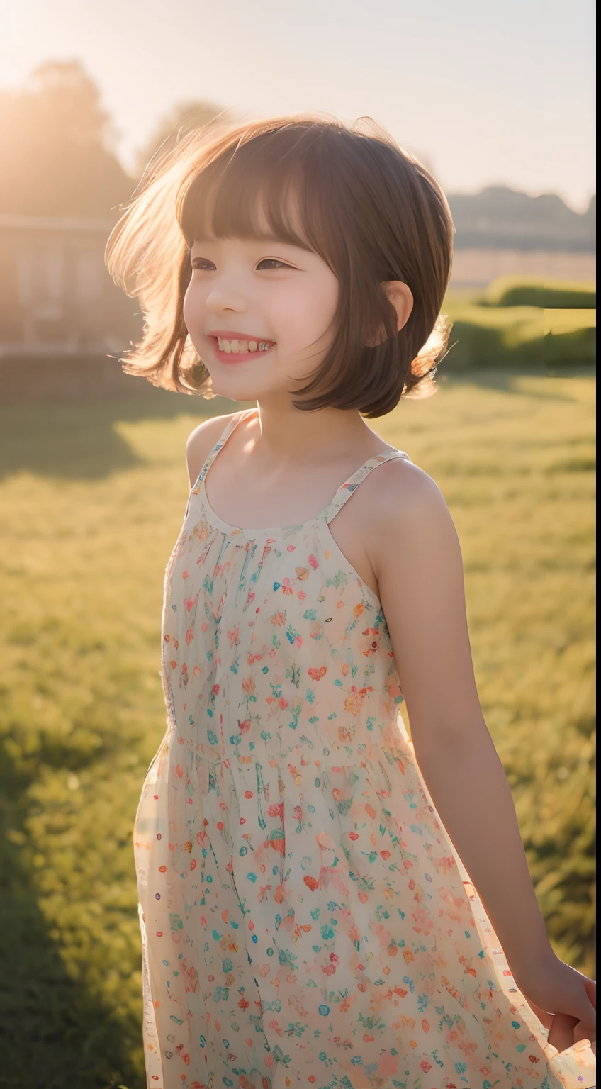 (Best Quality), (Raw Photo), ****, (Japan girls ************), (Cute Childlike Face), (Flat Chest),
cute lips,
dynamic lighting,
laugh
flat bangs, (from below),
pony tails, parks,
(floral sleeveless blouse), (floral print skirt)、