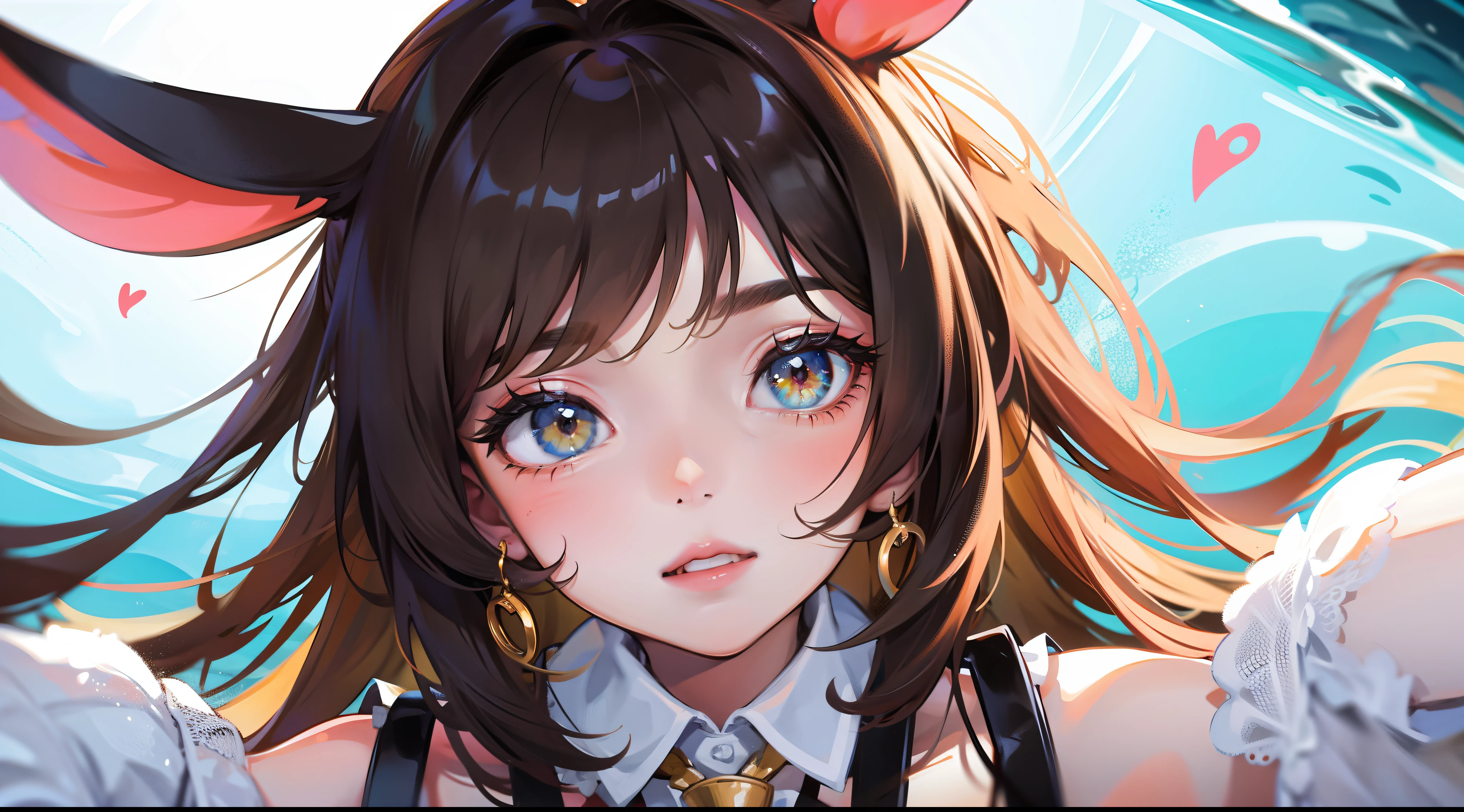 Bunny girl upper body portrait