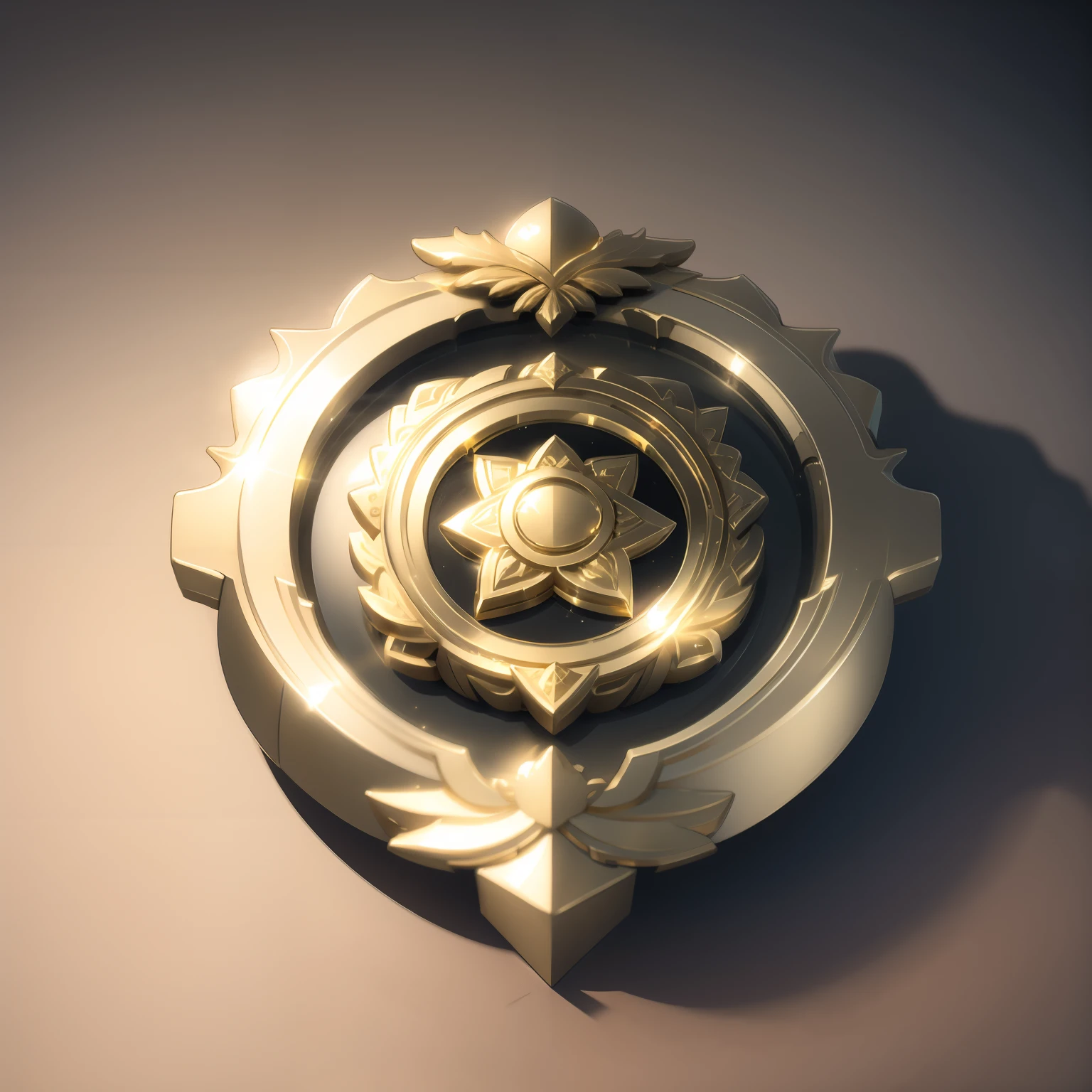 gameicon,Gold border,rosette