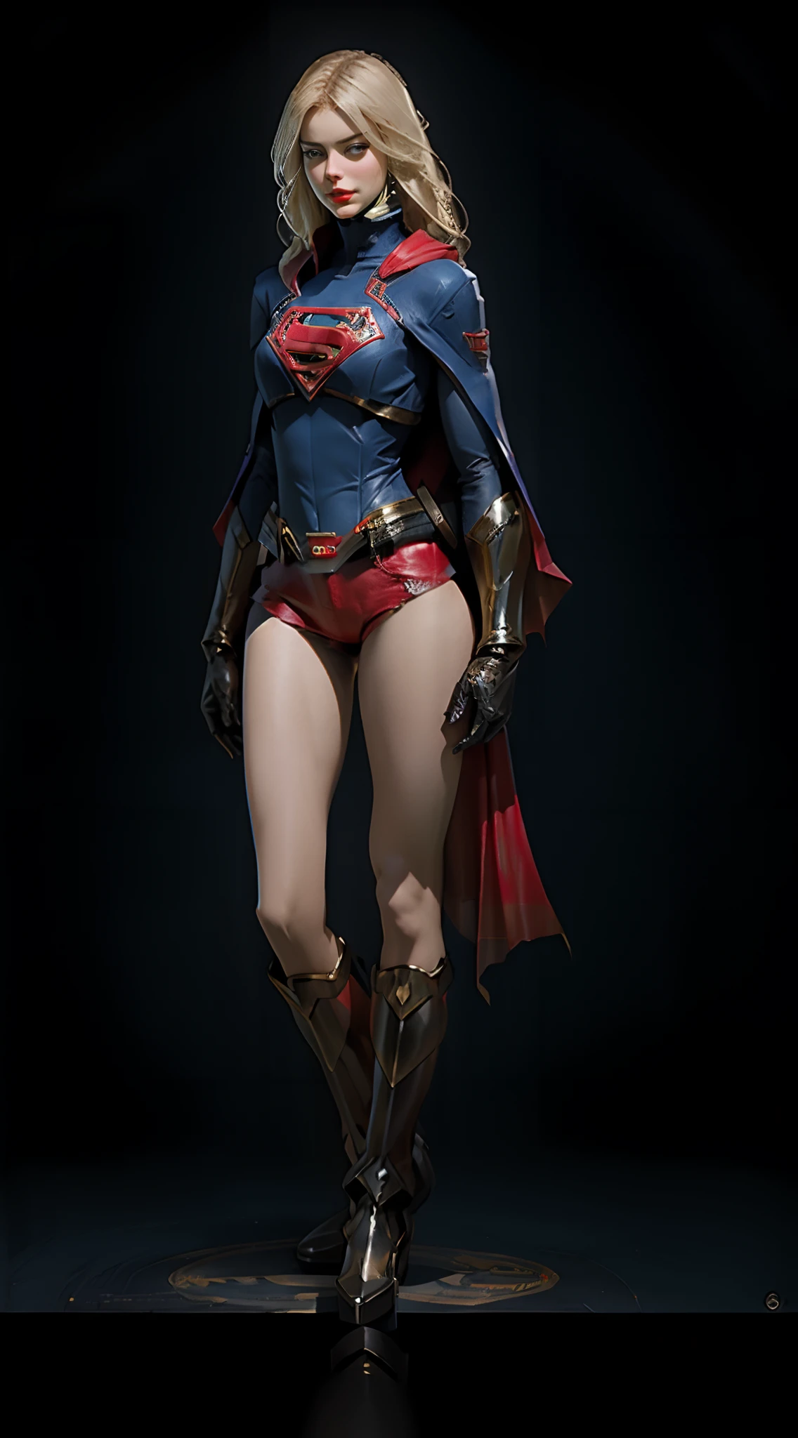 Red leather pants,Supergirl