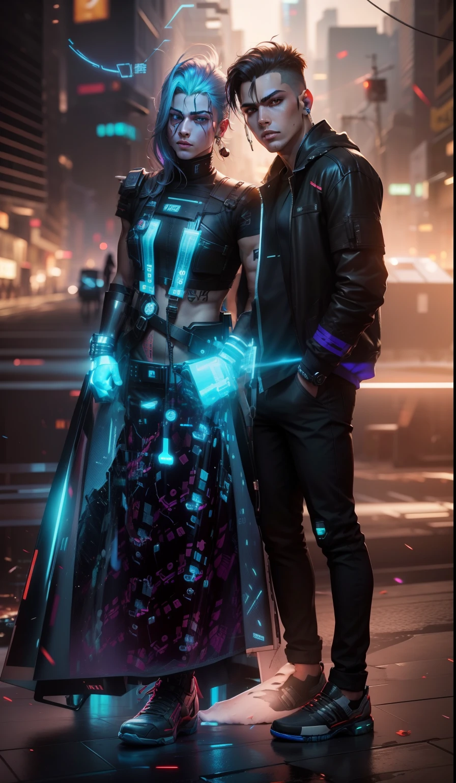 Change background cyberpunk handsome boy, realistic face, 8k, ultra realistic!