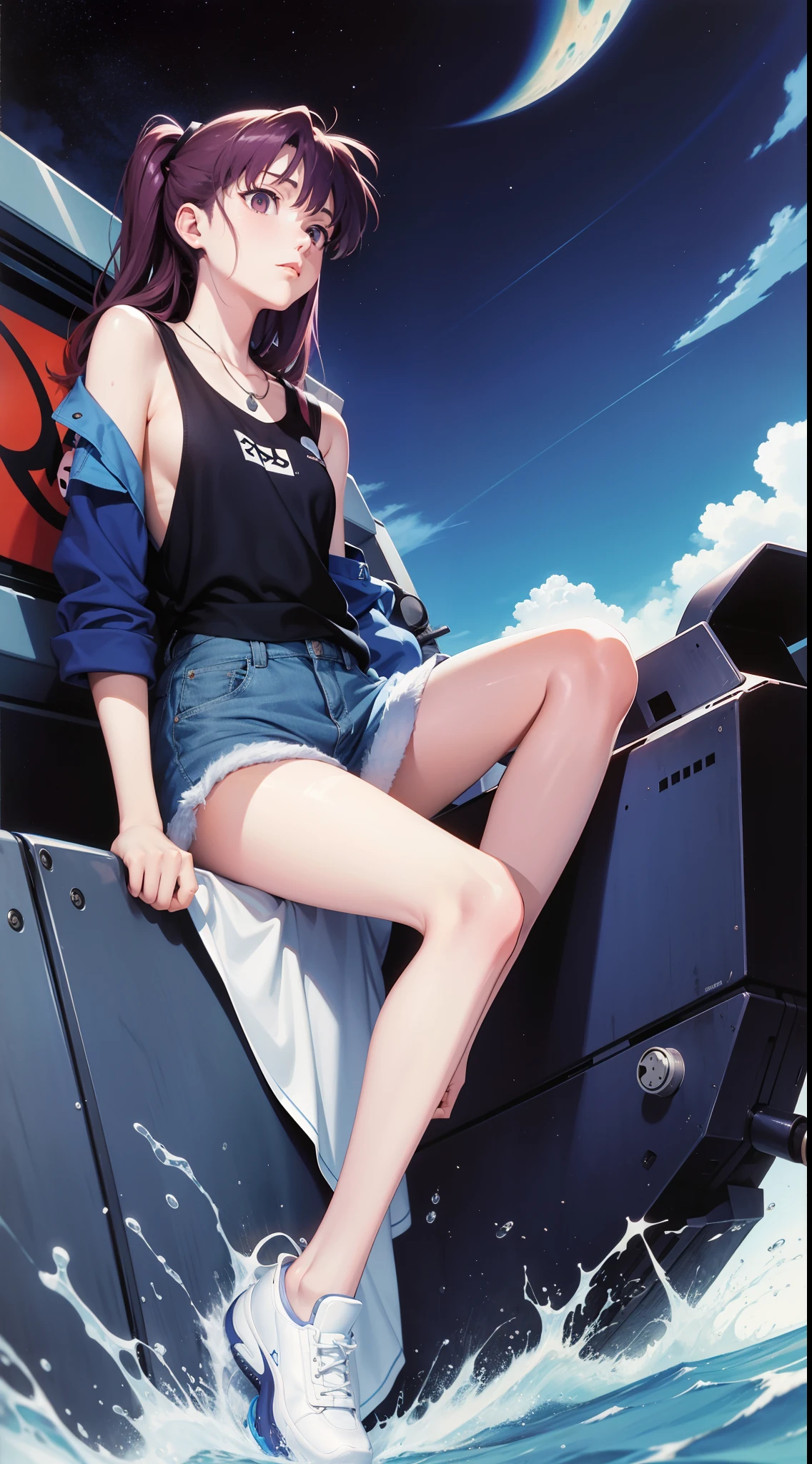 old fish，lora evangelion1995style