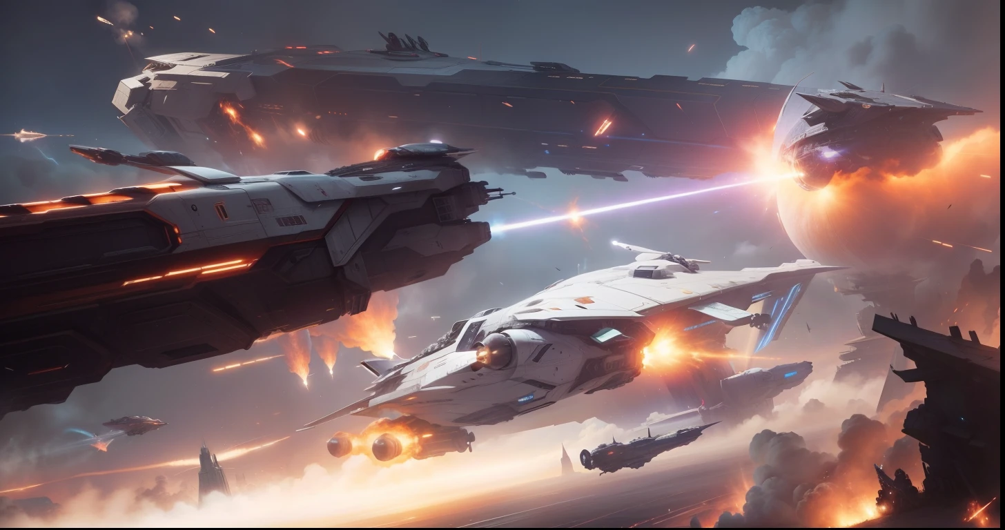 Big spaceship,in the combat
