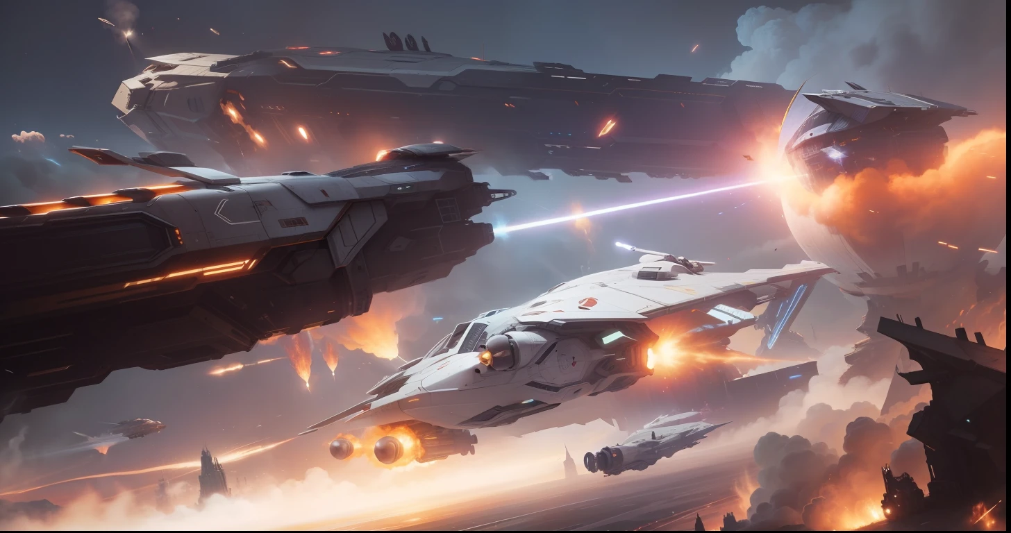 Big spaceship,in the combat