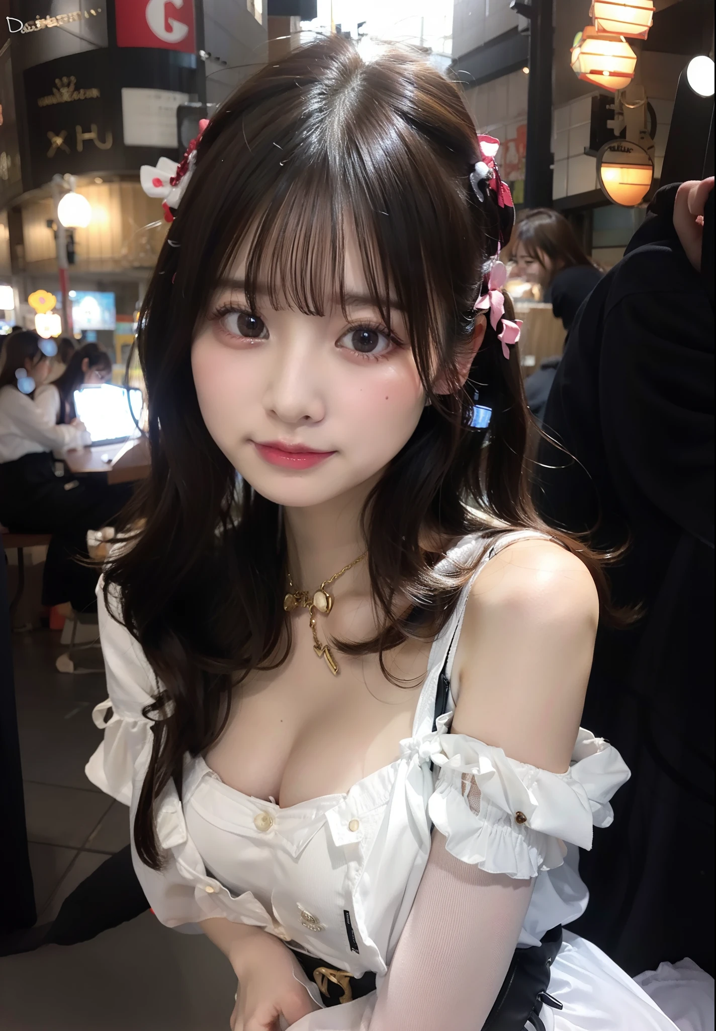Mass production type、kawaii、huge tit、girl with
