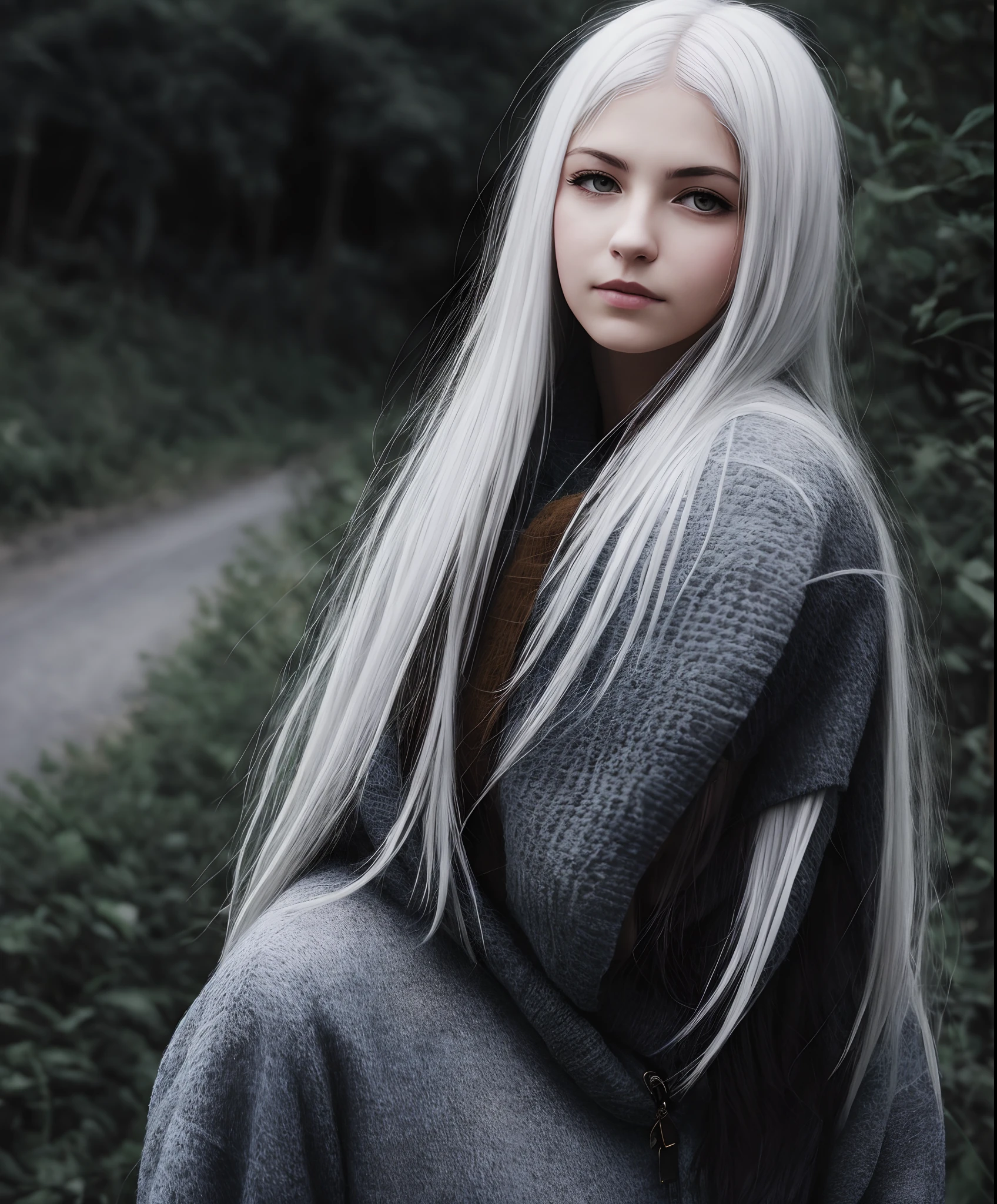 Beth，White-haired girl