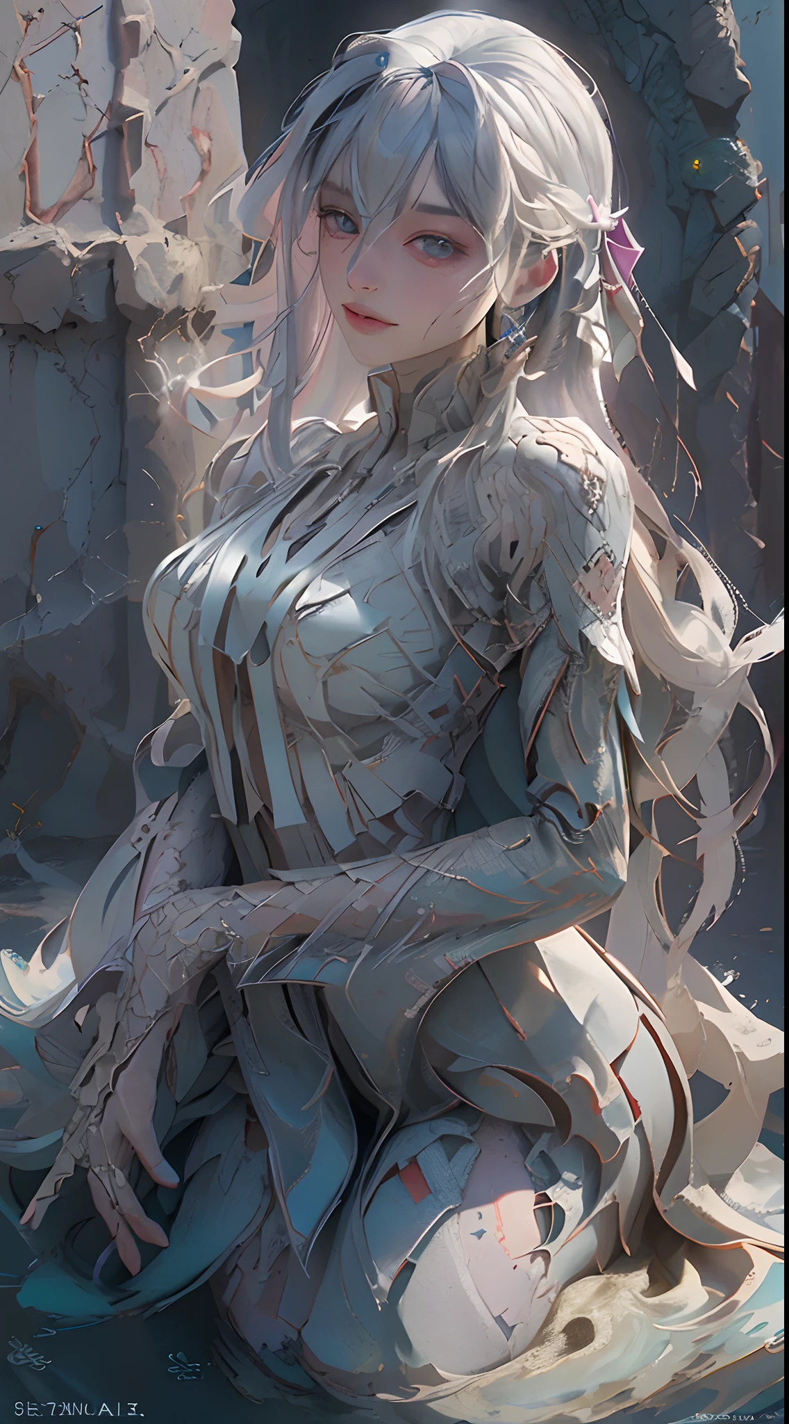 Anime line art, B&W, (masterpiece, best quality, perfect composition, very aesthetic, absurdres, ultra-detailed, intricate details, Professional, official art, Representative work:1.3), sketch by xu beihong