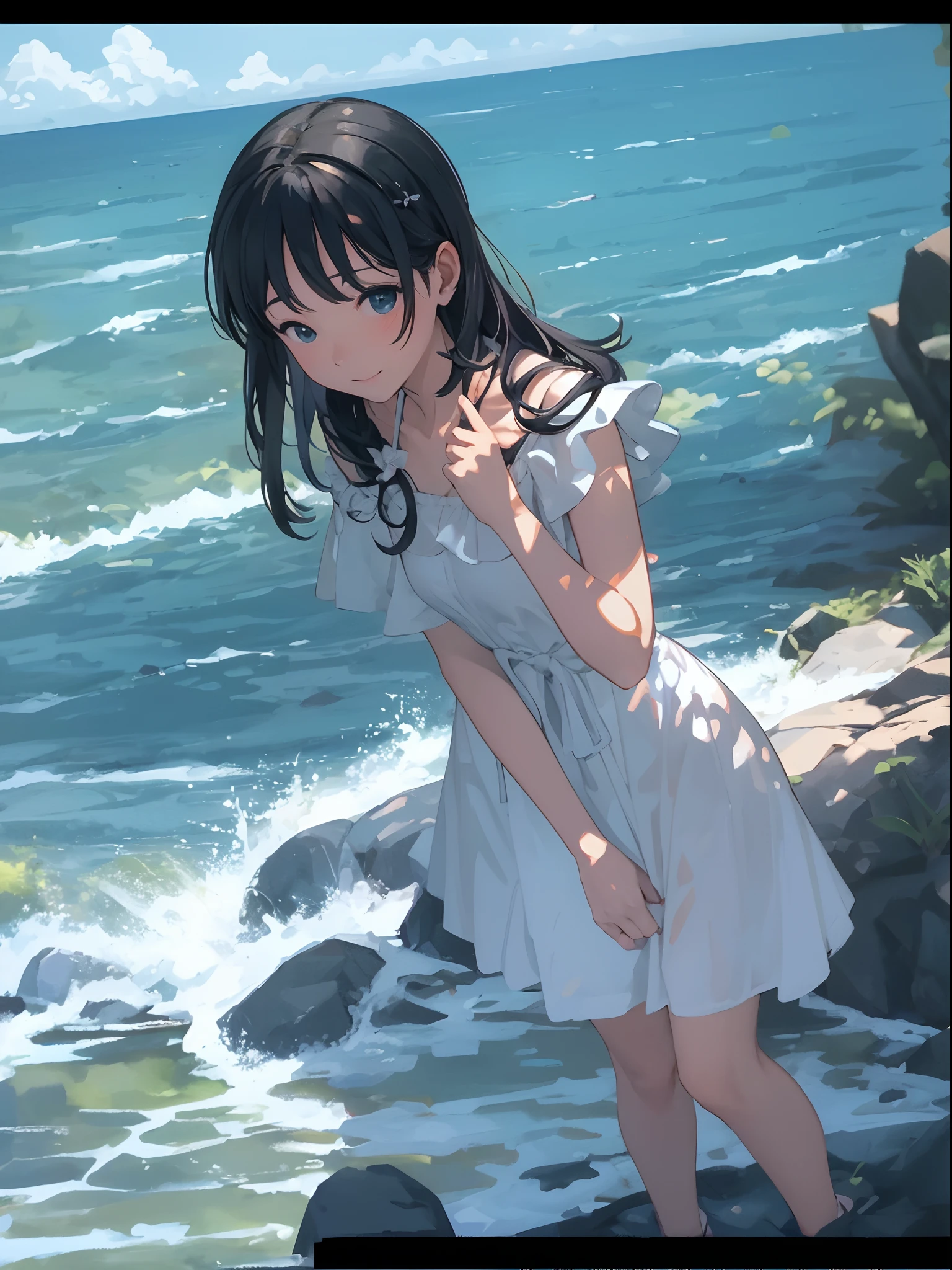 top-quality、Angle from above,
High angle、sea side