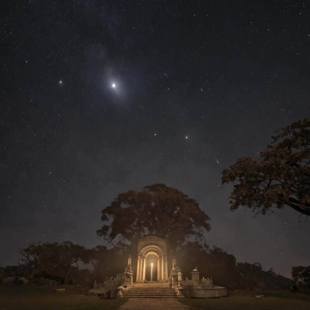 (Professional 3D rendering:1.3) de (Realistic:1.3) foto de arte mais bonita do mundo, Disse Deus: "Let there be luminaries in the firmament of heaven to separate day from night. Let them serve as signs to mark stations, dias e anos, and serve as luminaries in the firmament of heaven to illuminate the earth". E assim foi. Deus fez os dois grandes luminares: o maior para governar o dia e o menor para governar a noite; Also made the stars. God placed them in the firmament of heaven to illuminate the earth, Regra dia e noite, e separar a luz das trevas. E Deus viu que ficou bom  (Vibrando, Fotografia realista, Realistic, Dramatic, Escuro, foco nítido, 8k), (Loish:0.23), Wlop Ilya Kuvshinov, e greg rutkowski e alphonse mucha gracias, (global ilumination, studiolight, light volumetric), chuva forte, floating particles, patife, fantasia, Nosso, Corpo inteiroesbiano, ((Fundo escuro e antigo da cidade:1.3)),CGSesociedade,art stations