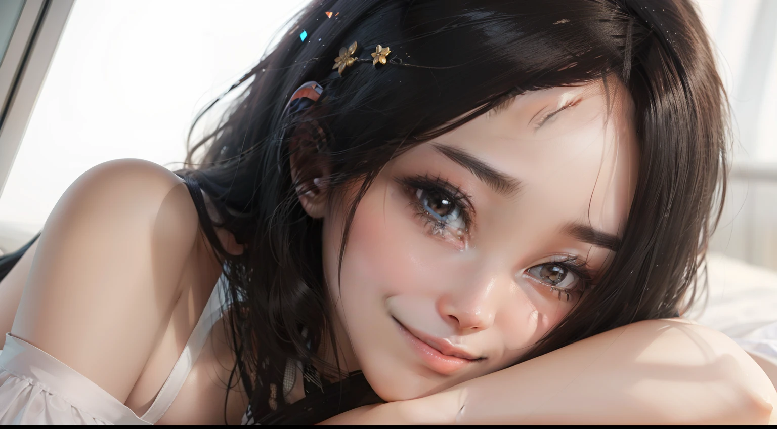 Girl avatar photo,A sweet smile,Better appearance,Fair skin,Asia face,Review,