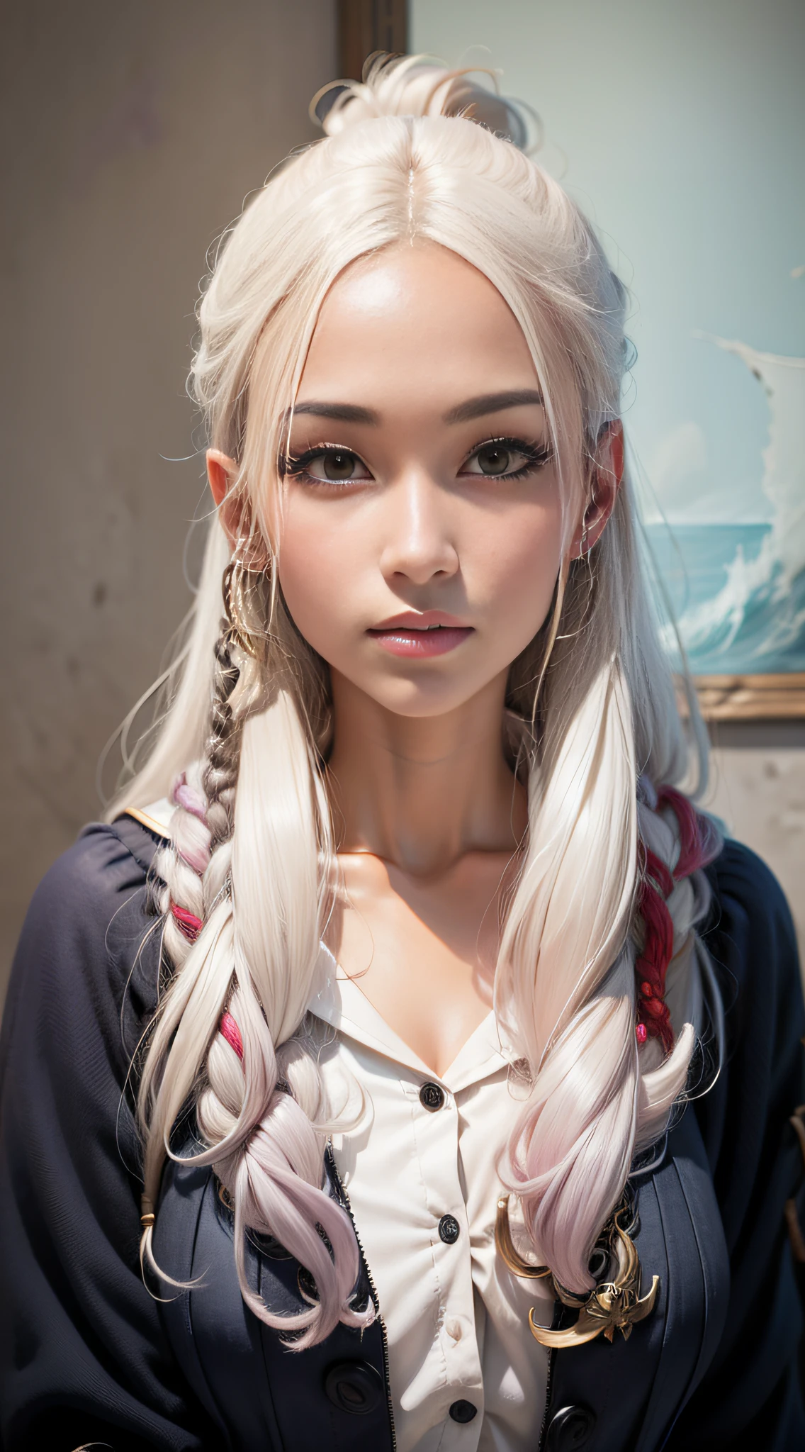 Portrait of a female sailor in the age of pirates