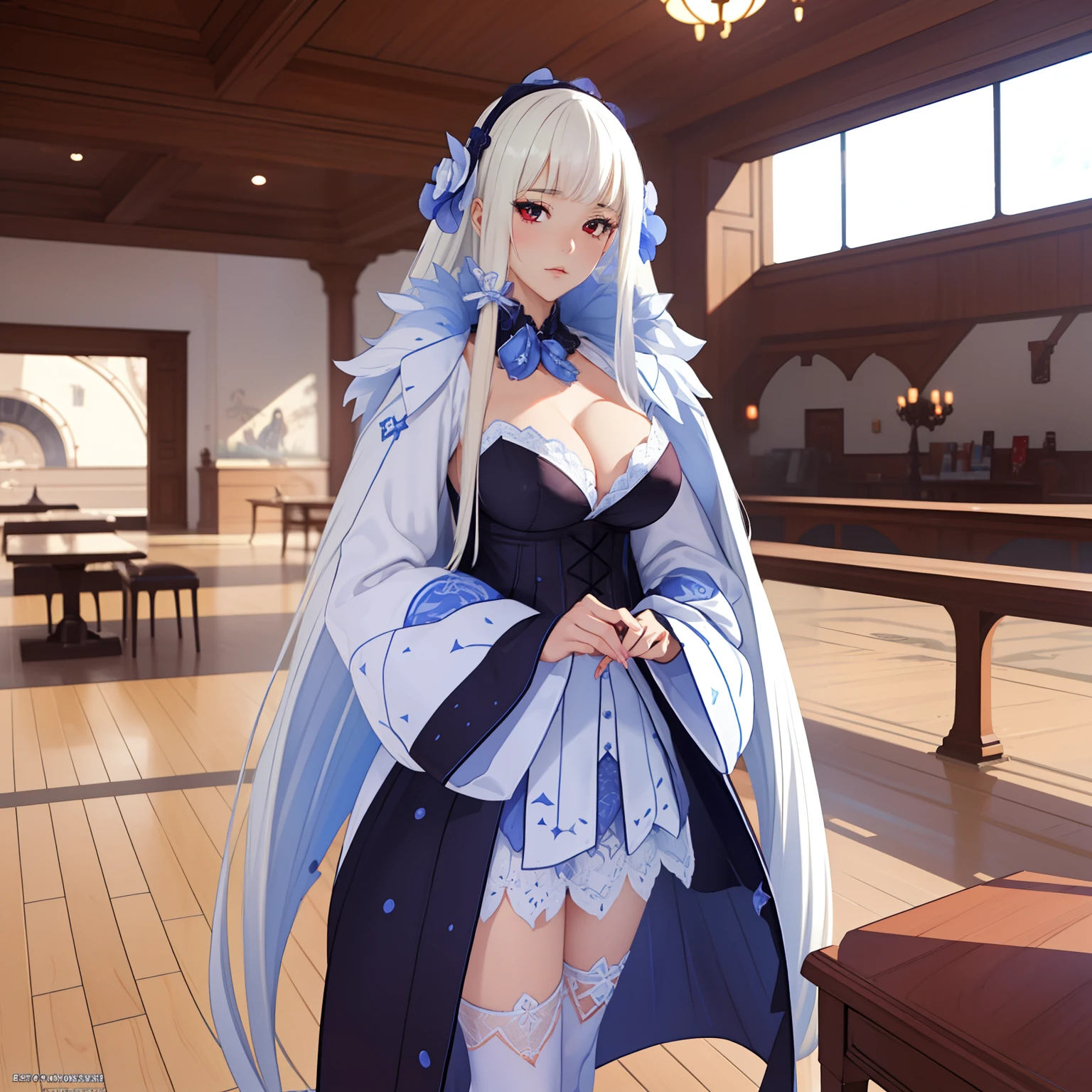 ((Best quality)), ((Masterpiece)), ((Ultra-detailed)), (illustration), (Detailed light), (An extremely delicate and beautiful),A charming young girl,Dramatic perspective,Footjob,lacy stockings,NSFW,huge tit,battlefiled,combats,bloods,smoke of gunpowder