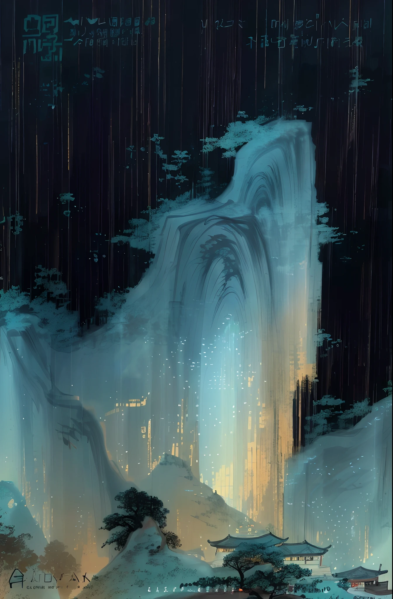 a close up of a painting of a mountain with a lake, chinese landscape, chinese painting style, inspired by Ma Yuan, song dynasty, detailed scenery —width 672, by Yang Buzhi, in a serene landscape, ancient china art style, by Wang Jian, chinese style painting, by Qiu Ying, ross tran. scenic background