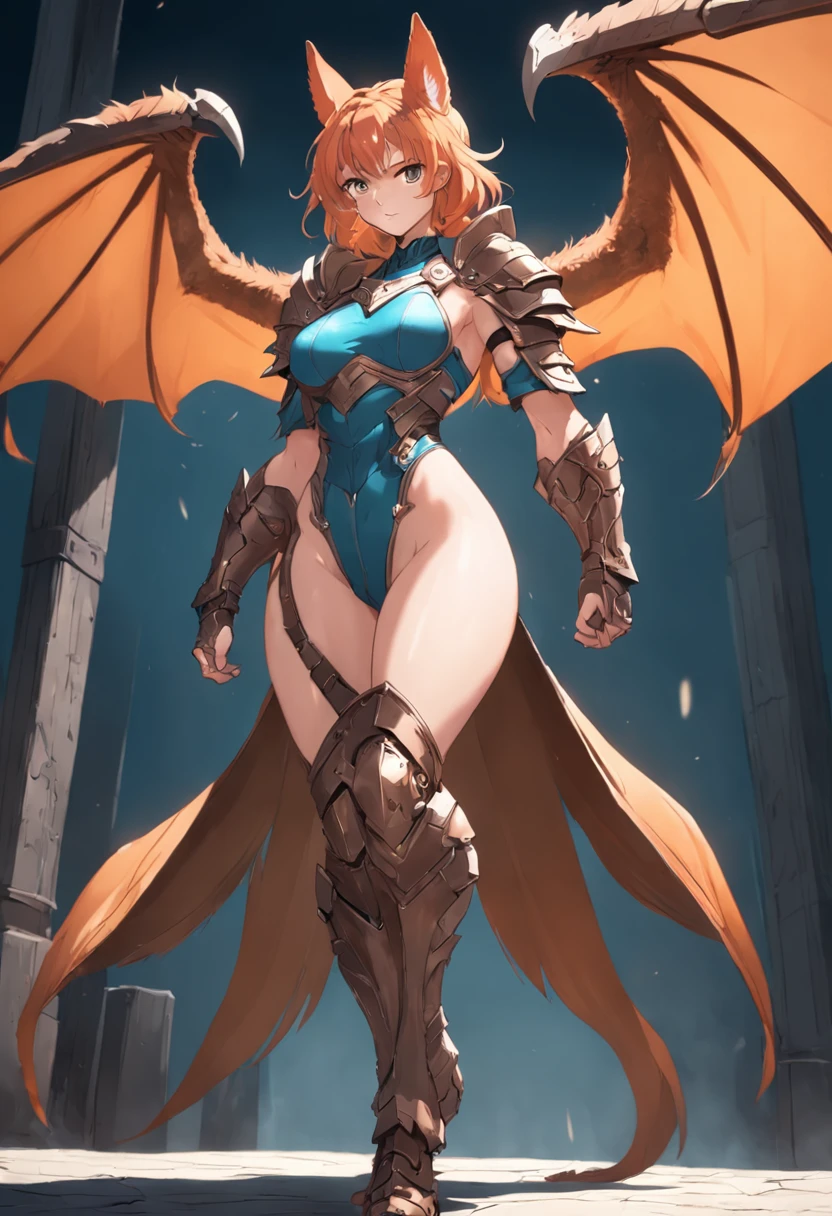 Game character standing drawing design,Mature beast beauty,Leather armor wraps the whole body,Fur shoulders,Strong muscles,Beautiful body curves,The barefoot,With a huge boomerang,Different layers overlay,Different angles,(full bodyesbian:1.4),solid color backdrop,clean backdrop,depth of fields,high light,Real light,Ray traching,oc rendered,Hyper-realistic,best qualtiy,8K,Works of masters,super-fine,Detailed pubic hair,Correct anatomy,