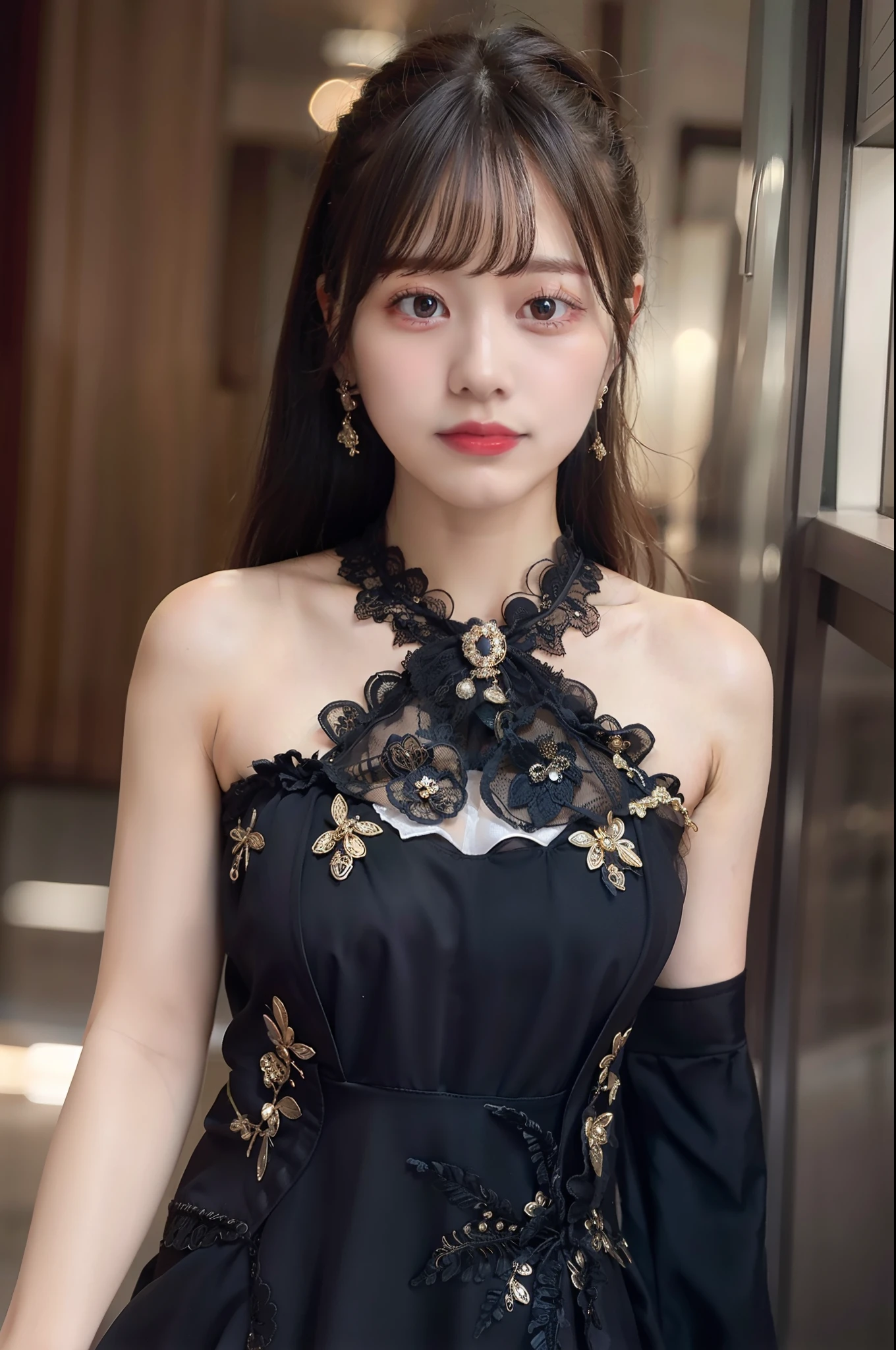See-through dress, big