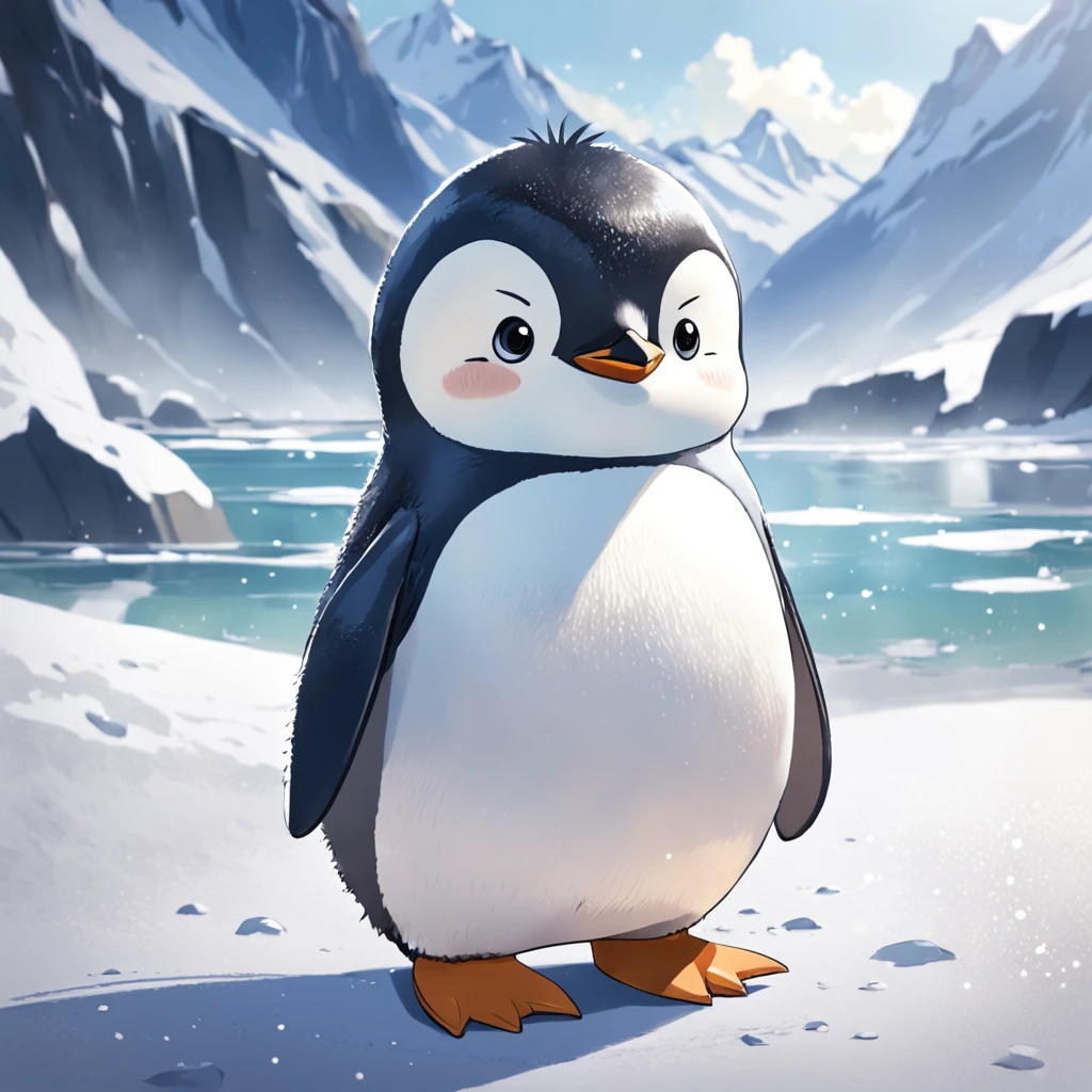 "Generate cute penguin images in super high quality anime style。Subject to the following conditions:、Can you please create an anime-style image of a beautiful penguin?
Make sure that only one cute cartoon-style penguin appears in each image。Do not contain other penguins or animals。Make sure there is only one anime-style cute penguin in the scene。
Don't let penguins have more limbs than they need、Please draw with a natural posture while incorporating anime-style features。While maintaining cuteness、Avoid excessive display of limbs。
Be careful to draw a natural anime-style environment in the background.。Imagine a scene with a cute anime-style penguin with a happy expression.。
Draw carefully so that the tail does not come out on the penguin's ass。Adjust it to keep a natural look。
So that the penguin's neck is of the right length,、Please adjust the balance while maintaining the characteristics of anime。
Draw a penguin body shape in an anime style chubby。Cute rounded body and、Beautifully reproduce the fluffy feeling of obesity。
Please try to make sure that the anime-style image that is generated is a beautiful one with only one penguin.。Unpleasant facial expressions and situations、Elements of violence and anxiety、Discriminatory or insulting elements、Please do not include any sensitive topics or prejudices.。
Comply with these instructions、We are waiting for wonderful images that maximize the charm of cute penguins in anime style.。"