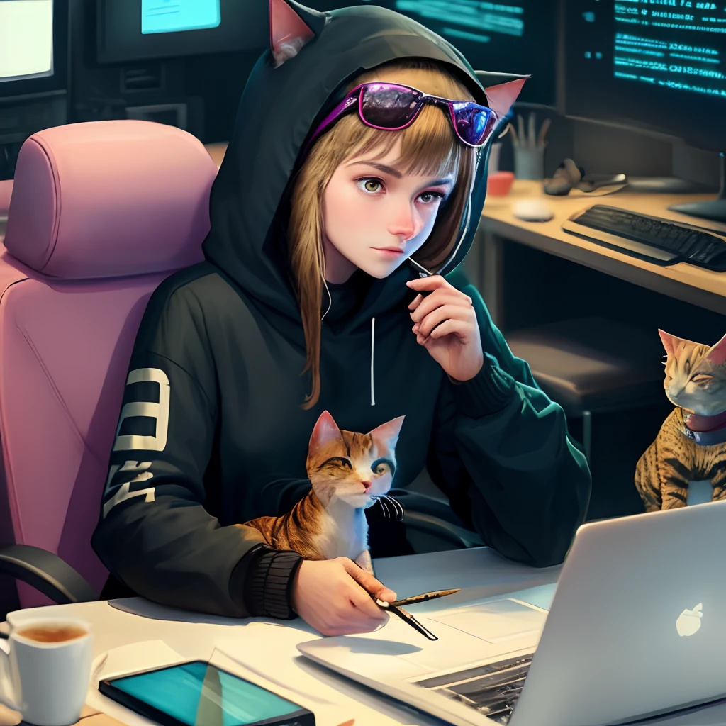 Cat lady,hacking