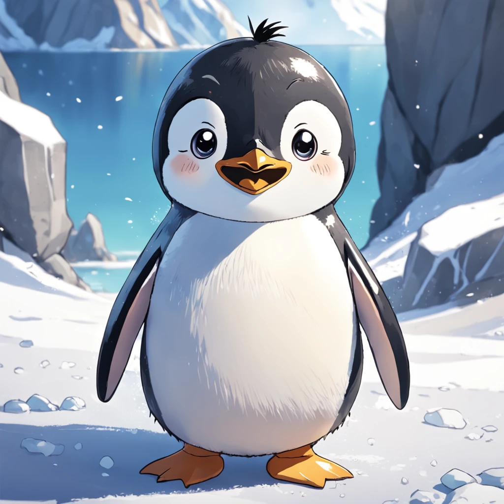 "Generate cute penguin images in super high quality anime style。Subject to the following conditions:、Can you please create an anime-style image of a beautiful penguin?
Make sure that only one cute cartoon-style penguin appears in each image。Do not contain other penguins or animals。Make sure there is only one anime-style cute penguin in the scene。
Don't let penguins have more limbs than they need、Please draw with a natural posture while incorporating anime-style features。While maintaining cuteness、Avoid excessive display of limbs。
Be careful to draw a natural anime-style environment in the background.。Imagine a scene with a cute anime-style penguin with a happy expression.。
Draw carefully so that the tail does not come out on the penguin's ass。Adjust it to keep a natural look。
So that the penguin's neck is of the right length,、Please adjust the balance while maintaining the characteristics of anime。
Draw a penguin body shape in an anime style chubby。Cute rounded body and、Beautifully reproduce the fluffy feeling of obesity。
Make sure the cheeks are not emphasized.、Draw a cute penguin in anime style with a neat impression。
Please try to make sure that the anime-style image that is generated is a beautiful one with only one penguin.。Unpleasant facial expressions and situations、Elements of violence and anxiety、Discriminatory or insulting elements、Please do not include any sensitive topics or prejudices.。
Comply with these instructions、Maximize the charm of cute anime-style penguins、We are waiting for you wonderful images with a neat impression。"