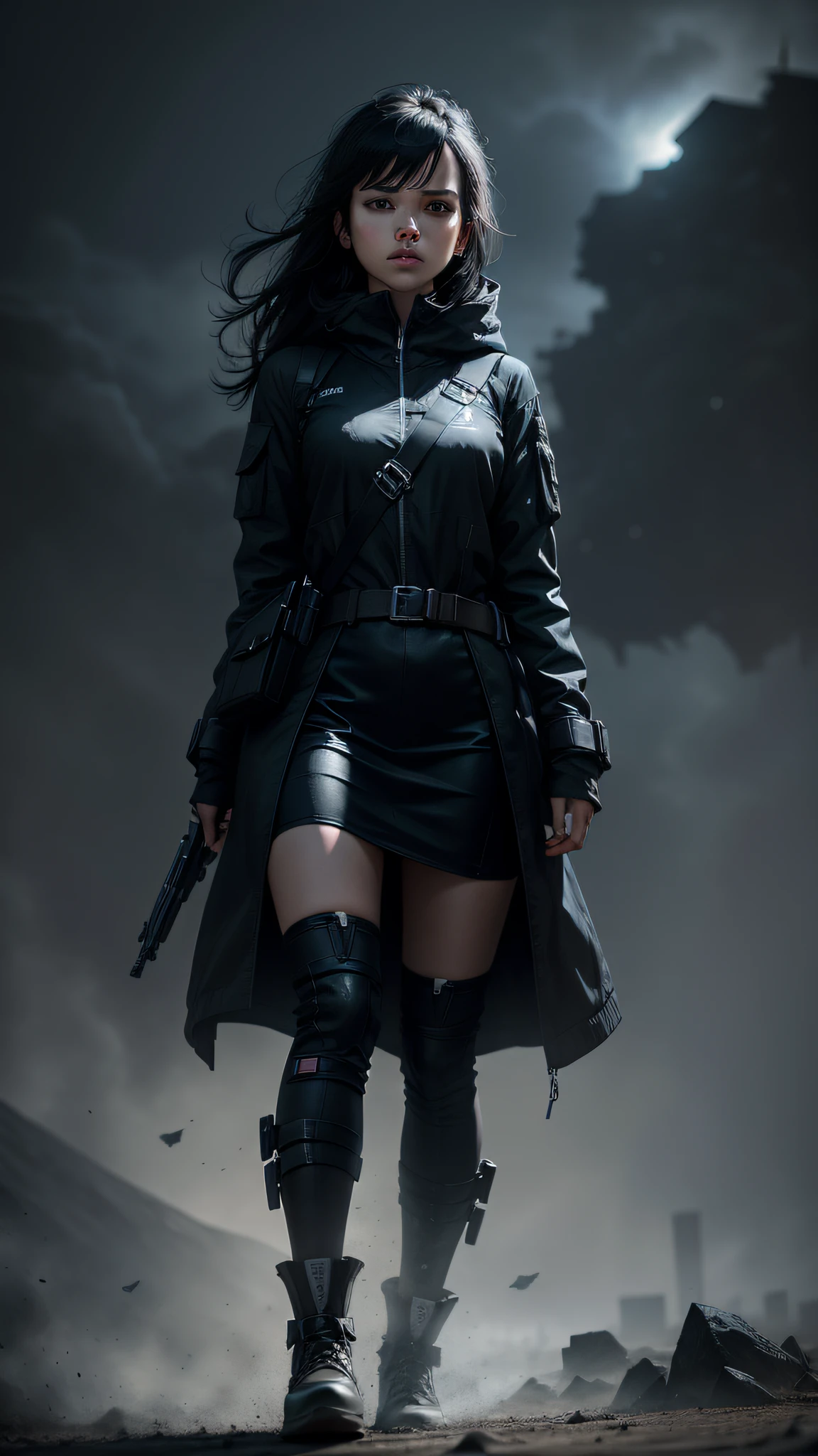 Black sky