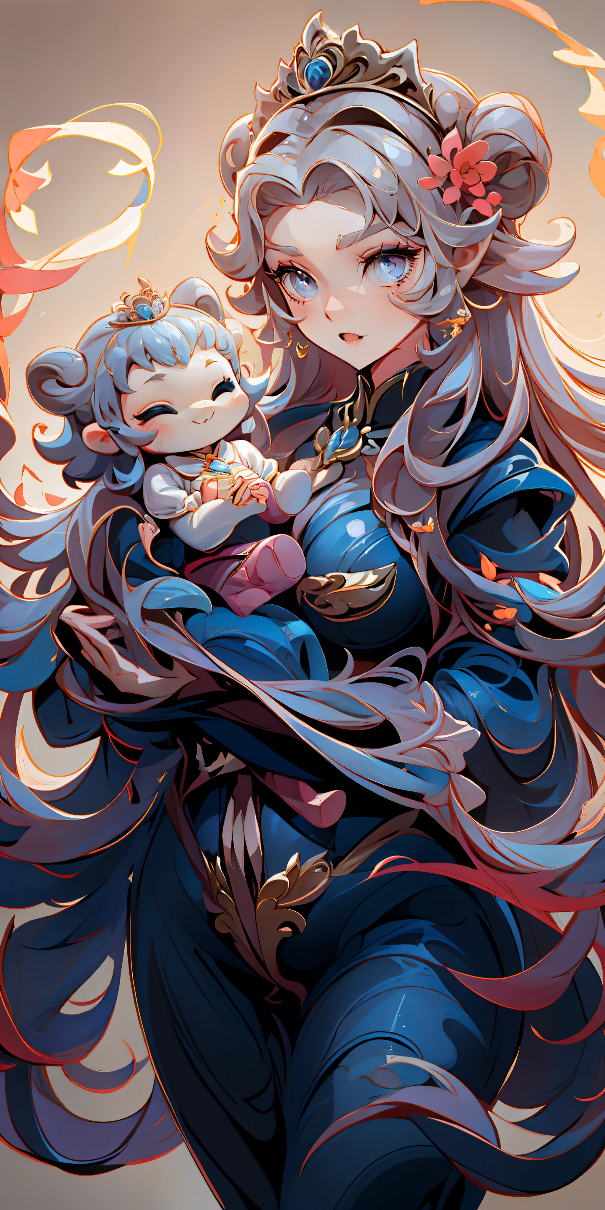 perfect bodies,Sexy clothing,The princess holds flowers,Tall big-faced doll,Kawai doll model,gentlesoftlighting,atmosphere lights,