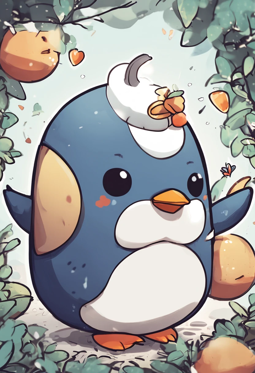 "Generate cute penguin images in super high quality anime style。Subject to the following conditions:、Can you please create an anime-style image of a beautiful penguin？

Make sure that only one cute cartoon-style penguin appears in each image。Other penguins and animals、Do not include people。Make sure there is only one anime-style cute penguin in the scene。

Don't let penguins have more limbs than they need、Please draw with a natural posture while incorporating anime-style features。While maintaining cuteness、Avoid excessive display of limbs。

Be careful to draw a natural anime-style environment in the background.。Imagine a scene with a cute anime-style penguin with a happy expression.。

Draw carefully so that the tail does not come out on the penguin's ass。Adjust it to keep a natural look。

So that the penguin's neck is of the right length,、Please adjust the balance while maintaining the characteristics of anime。

Draw a penguin body shape in an anime style chubby。Cute rounded body and、Beautifully reproduce the fluffy feeling of obesity。

Make sure the cheeks are not emphasized.、Draw a cute penguin in anime style with a neat impression。

Please draw carefully in the background so that no person or animal other than a single penguin enters.。

Please try to make sure that the anime-style image that is generated is a beautiful one with only one penguin.。Unpleasant facial expressions and situations、Elements of violence and anxiety、Discriminatory or insulting elements、Please do not include any sensitive topics or prejudices.。

Comply with these instructions、Maximize the charm of cute anime-style penguins、We are waiting for you wonderful images with a neat impression。"