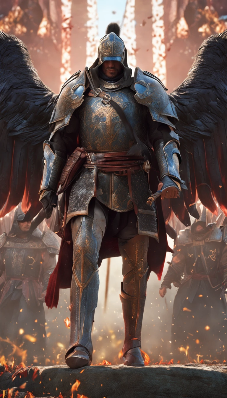 in a panoramic view,magic realism, anime big breast,Masterpiece, hyper HD, Super detail, High details, Best quality, A high resolution, A high resolution, Award-Awarded, Award-Awarded, Anatomically correct, 8K,),(Portrait of a noble knight:16:9,Dignified),(A man on horseback:16:9,Long knife in hand, poster art inspired by Kanō Hōgai, trending on pixabay, Renaissance, Solomon Kane, As Solomon Kane, the third horseman, samurai movie poster, Wuxia, horse warrior, Tim BradStreet, vampire hunter d, Horseman of Apocalypse, genghis khan, Chinese samurai)