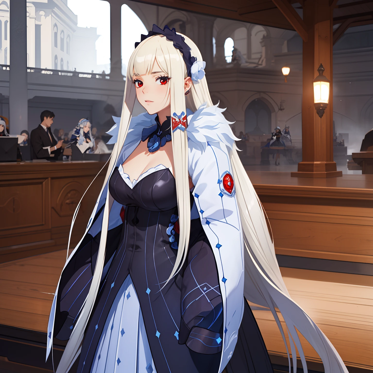 ((Best quality)), ((Masterpiece)), ((Ultra-detailed)), (illustration), (Detailed light), (An extremely delicate and beautiful),A young girl,Dramatic perspective,((battlefiled)),combats,((bloods)),smoke of gunpowder