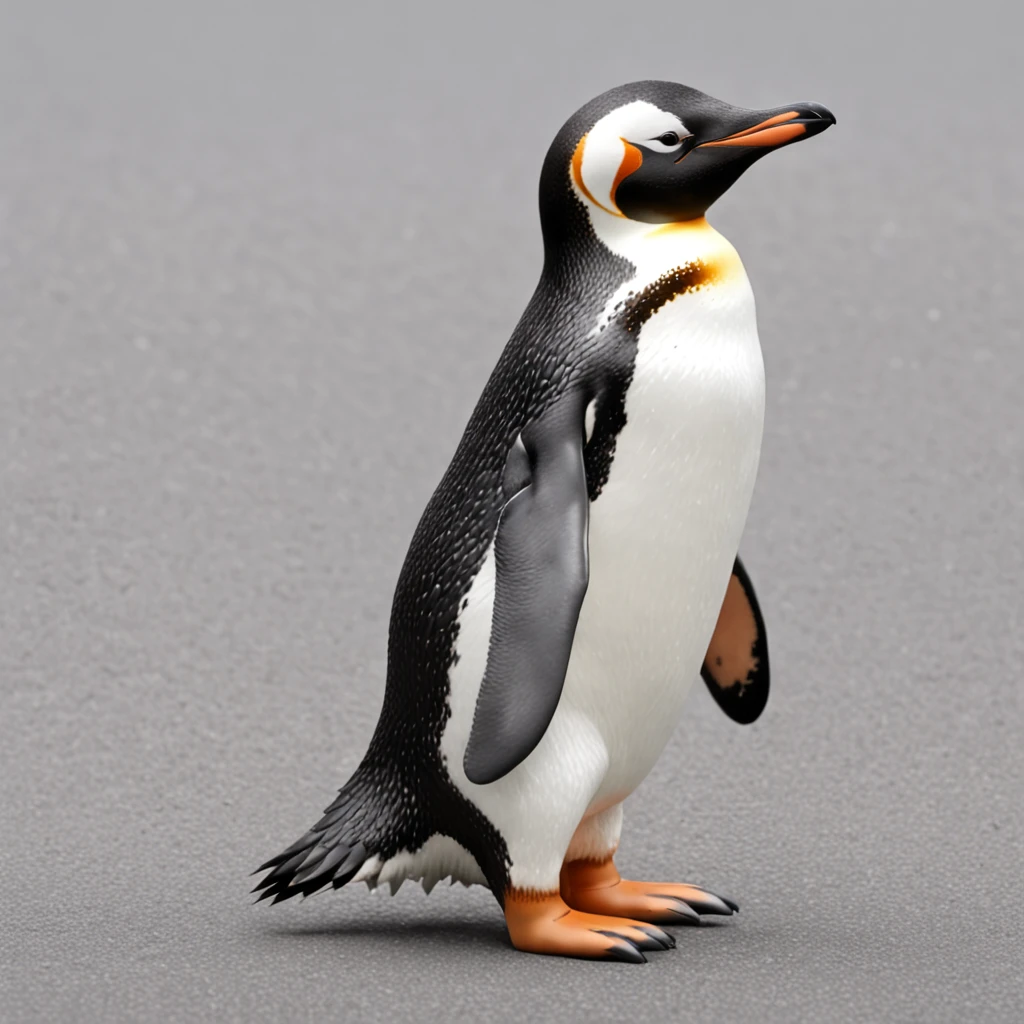 "Generate cute penguin images in super high quality anime style。Subject to the following conditions:、Can you please create an anime-style image of a beautiful penguin? Make sure that only one cute cartoon-style penguin appears in each image。Do not contain other penguins or animals。Make sure there is only one anime-style cute penguin in the scene。 Don't let penguins have more limbs than they need、Please draw with a natural posture while incorporating anime-style features。While maintaining cuteness、Avoid excessive display of limbs。 Be careful to draw a natural anime-style environment in the background.。Imagine a scene with a cute anime-style penguin with a happy expression.。 Draw carefully so that the tail does not come out on the penguin's ass。Adjust it to keep a natural look。 So that the penguin's neck is of the right length,、Please adjust the balance while maintaining the characteristics of anime。 Draw a penguin body shape in an anime style chubby。Cute rounded body and、Beautifully reproduce the fluffy feeling of obesity。 Make sure the cheeks are not emphasized.、Draw a cute penguin in anime style with a neat impression。 Please try to make sure that the anime-style image that is generated is a beautiful one with only one penguin.。Unpleasant facial expressions and situations、Elements of violence and anxiety、Discriminatory or insulting elements、Please do not include any sensitive topics or prejudices.。 Comply with these instructions、Maximize the charm of cute anime-style penguins、We are waiting for you wonderful images with a neat impression。"