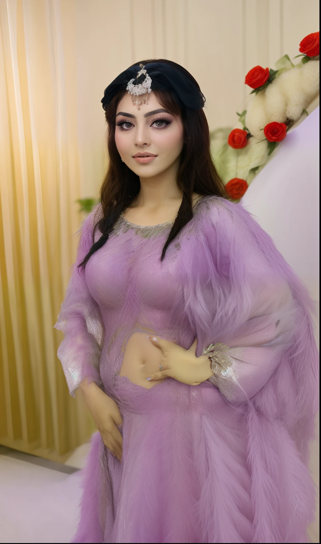 A photo of a woman urvi, perfect potrait photo closeup shot, sony camera, 85mm f1.8 lens