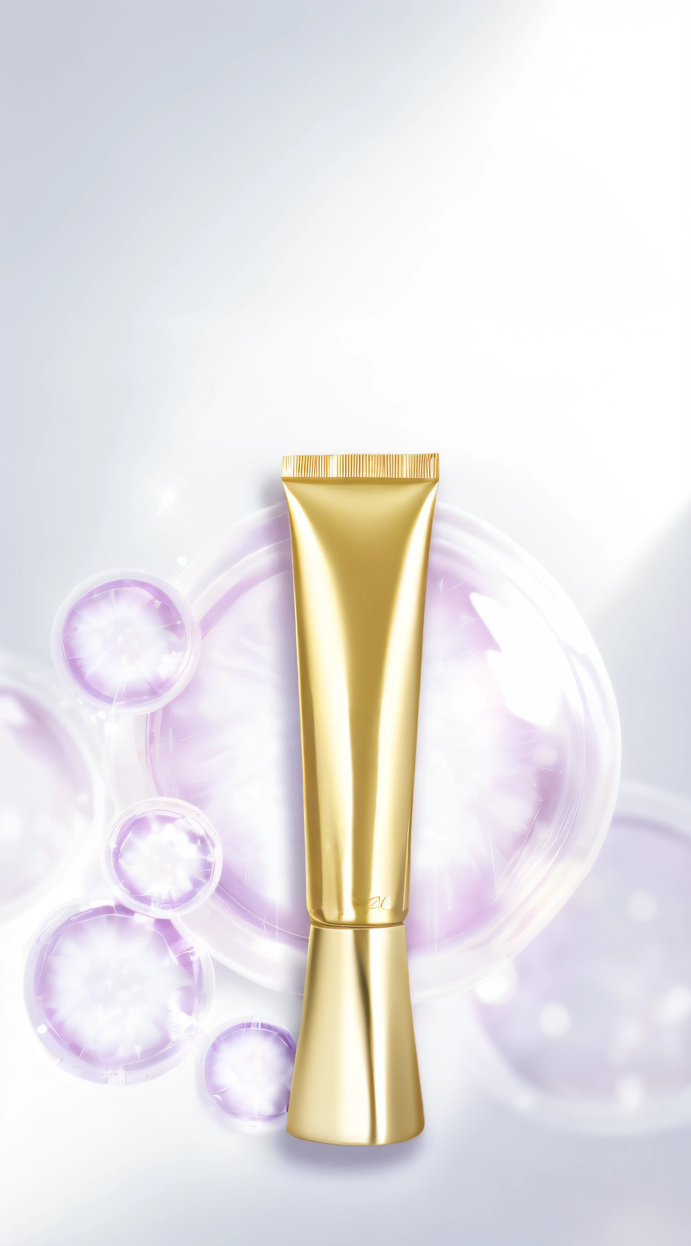 a close up of a tube of cream on a white background, high quality topical render, crisp smooth clean lines, smooth golden skin, Glossy glossy skin, delicate detailing golden stroke, smooth shine texture, golden smooth material, the are In the background, gold, smooth golden skin, perfume, crisp smooth lines, liquid gold, smooth clean texture, shiny metallic glossy skin, in the background