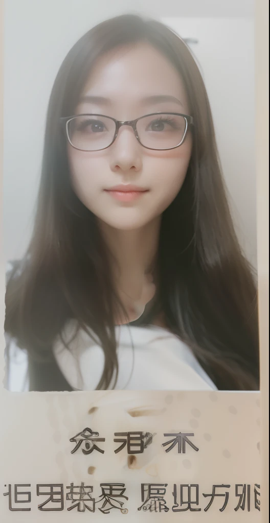 a close up of a woman wearing glasses and a blue shirt, With glasses, Urzan, jaeyeon nam, wearing thin large round glasses, wearing small round glasses, Korean girl, clear cute face, eye glass, headshot profile picture, wenfei ye, wears glasses, xintong chen, girl with glasses, girl wearing round glasses