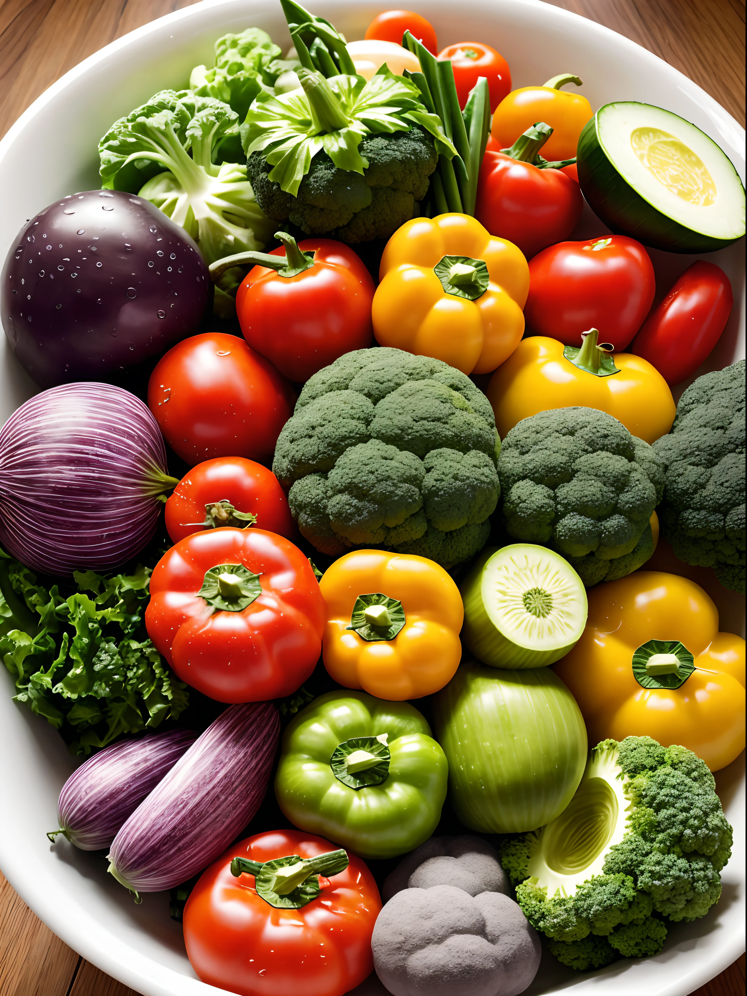 Healthy vegetables、Water droplets、splash water、