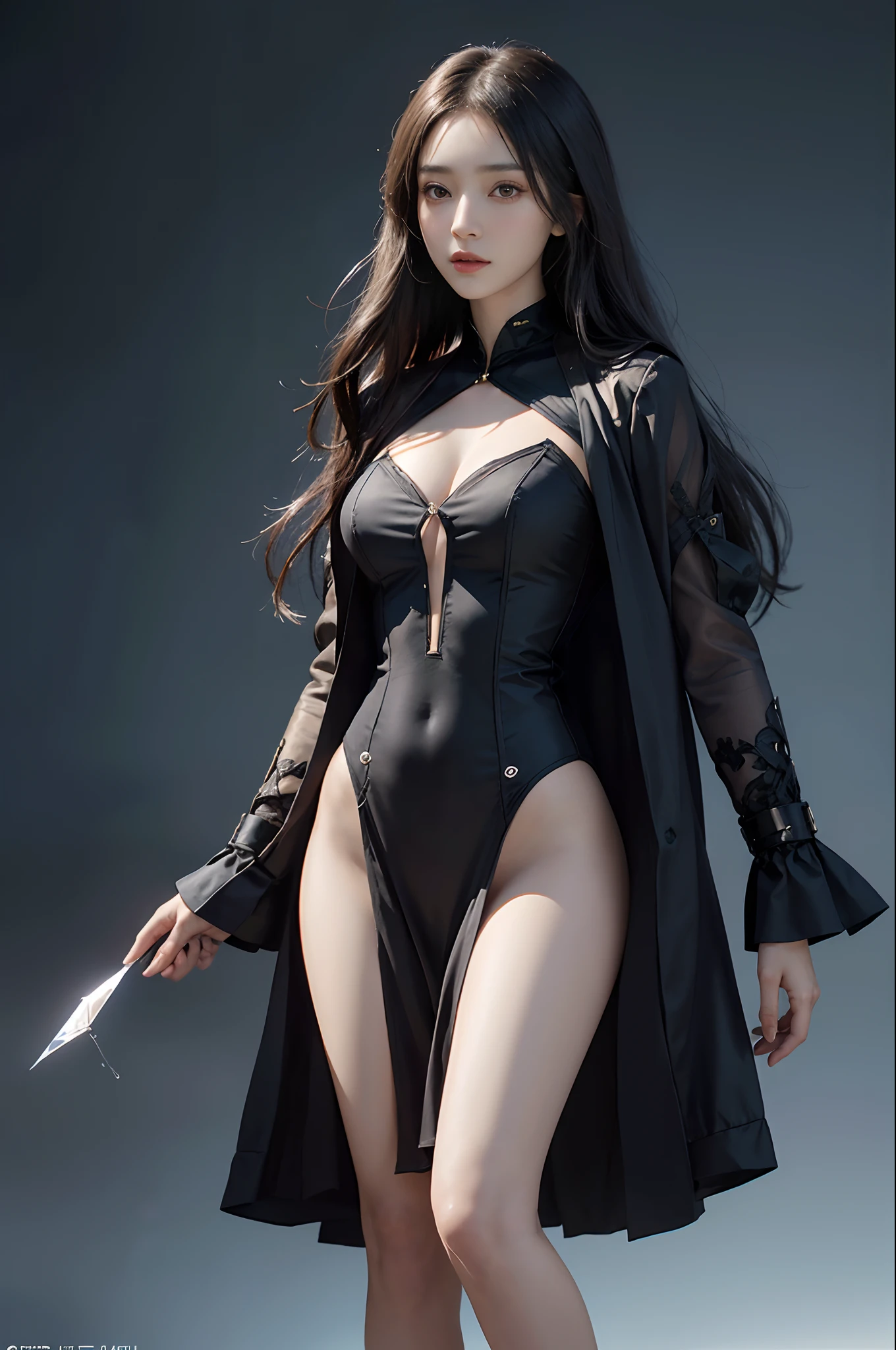 (in the darkness nigth:1.6),Surrealist portraits of women by David Hockney and Alphonse Mucha,Fantasyart,photographrealistic,动态照明,art stations,poster for,Volumetriclighting,Very detailed faces,8 k'',Award-Awarded,,1girll,In the dark,deepshadow,low tune,cowboy lens,(flightattendantuniform:1.4),long whitr hair,whaite hair,A half body,Terminal,Bigchest,high qulity,k hd,